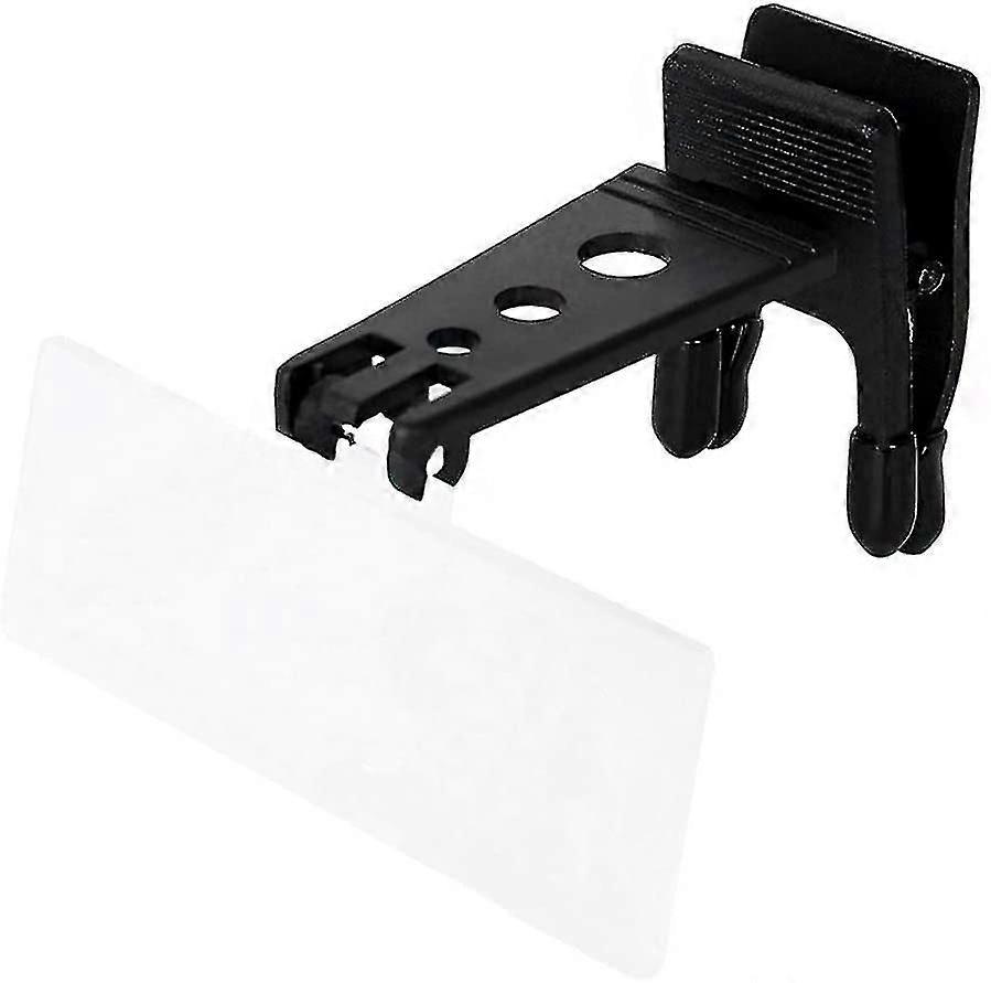 Magnifier For Glasses Magnifier Transparent Removable Rectangular Reading1pcs