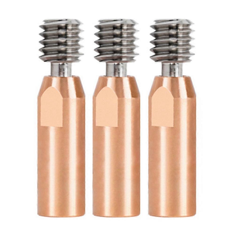 3Pcs Mellow All Bi-Metal CR10-Crazy Heat Break Throat for 3D Printer