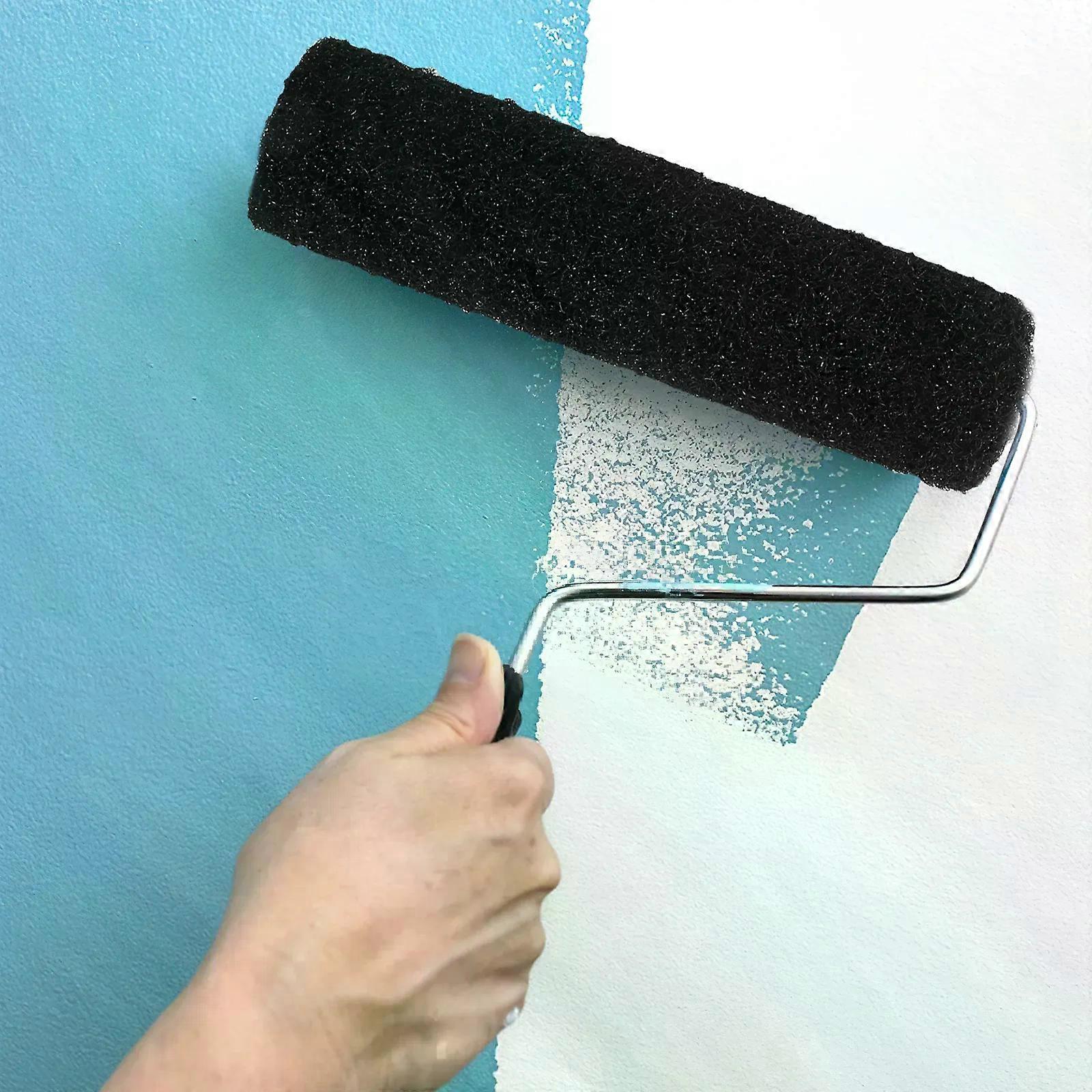 9 Inch High Elasticity Nylon Putty Roller Brush Reusable Drywall Compound Texture Wall Roller Stippling Sponge