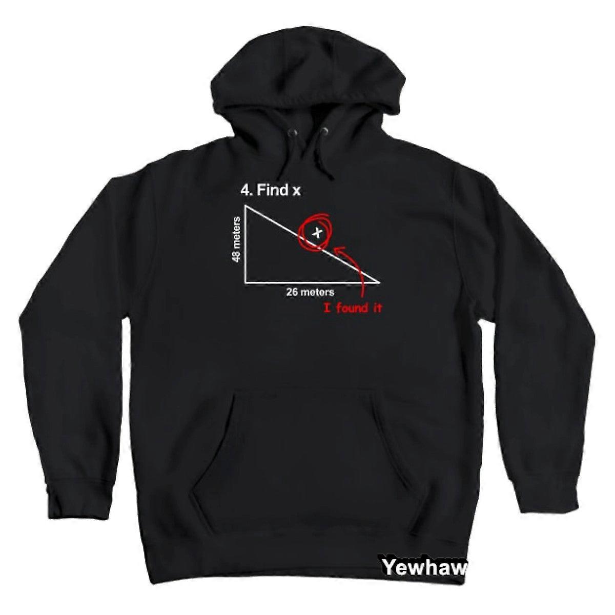 Find X Funny Math Joke Hoodie