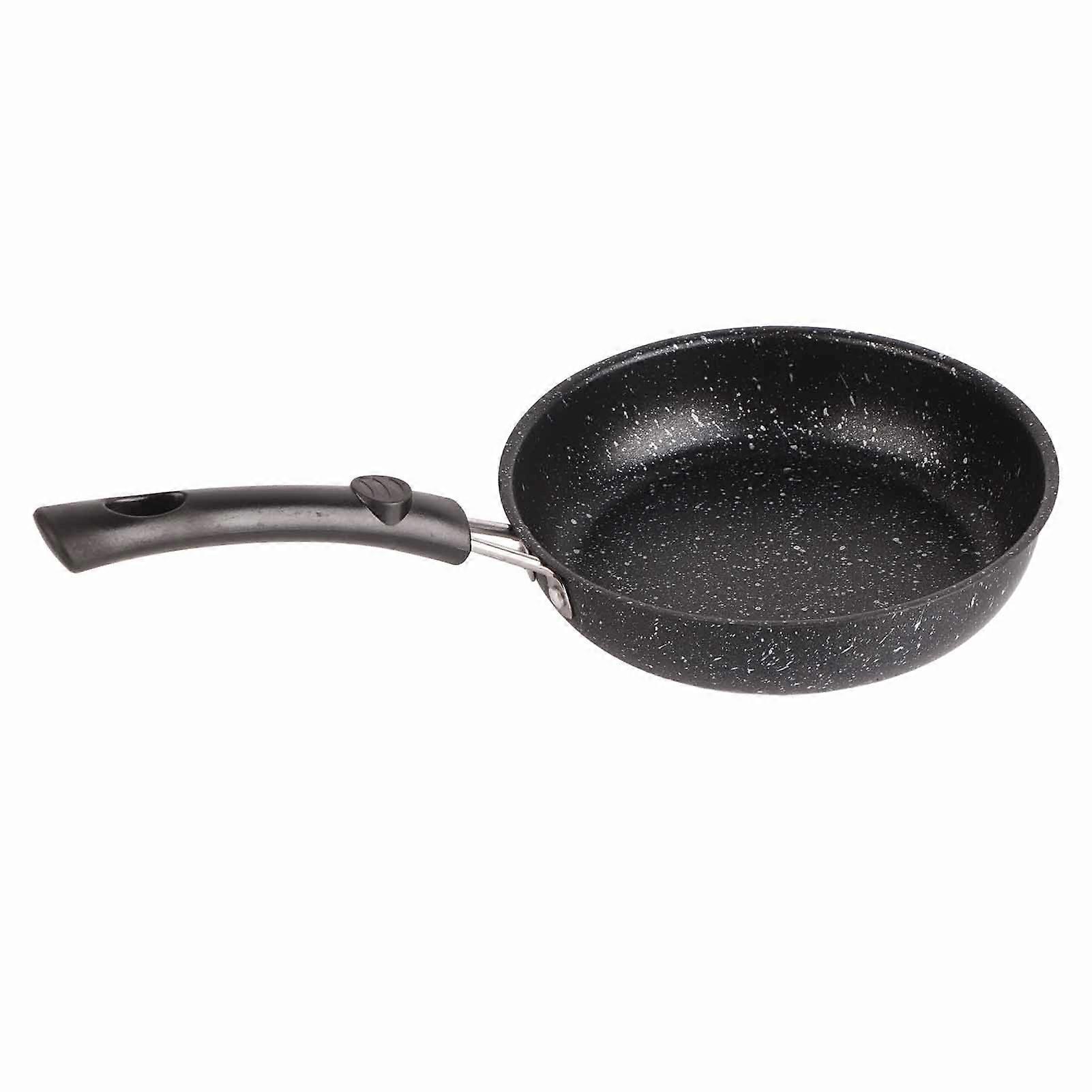 フライパンステンレス鋼人間工学に基づいたハンドル高速偶数伝導焦げ付き防止調理フライパンベーコンステーキオニオン6.3in