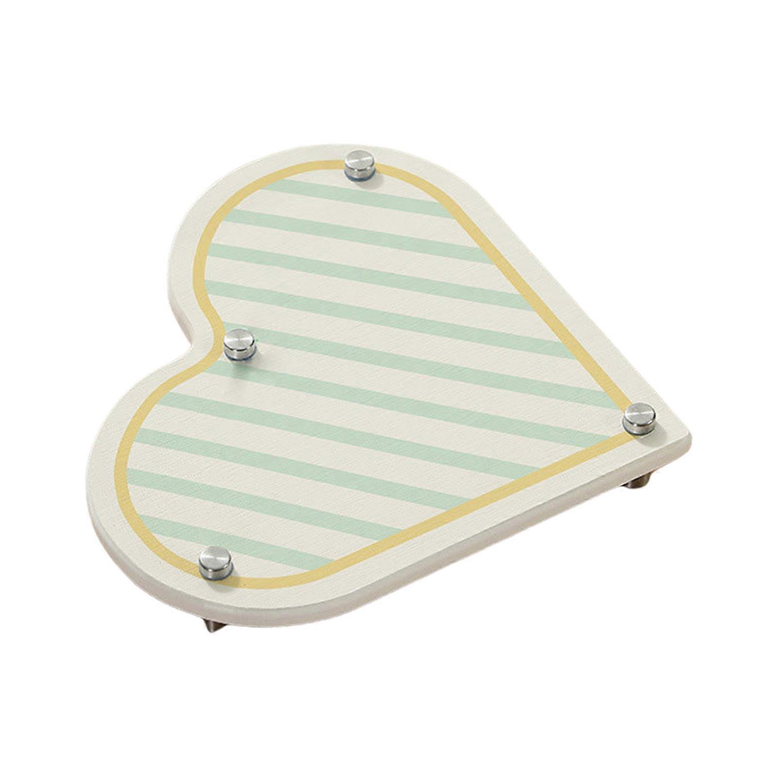 Heart Designs Diatomite Soap Tray Hygienic Bathroom Storage With Quick Drying Surfaces Sturdy Bottom Multicolor