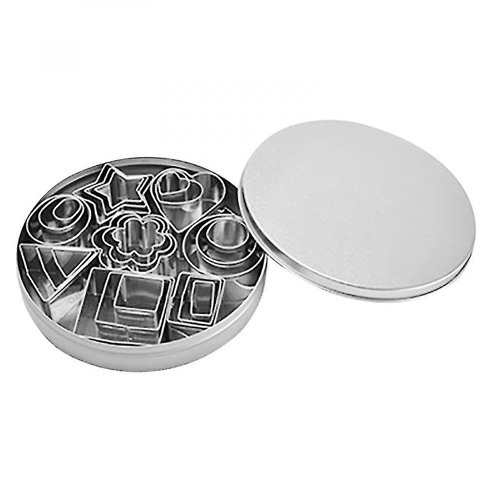 Cookware Sets Set Of 24 Stainless Steel Biscuits Mold Diy Dookie Mold Geometric Pattern