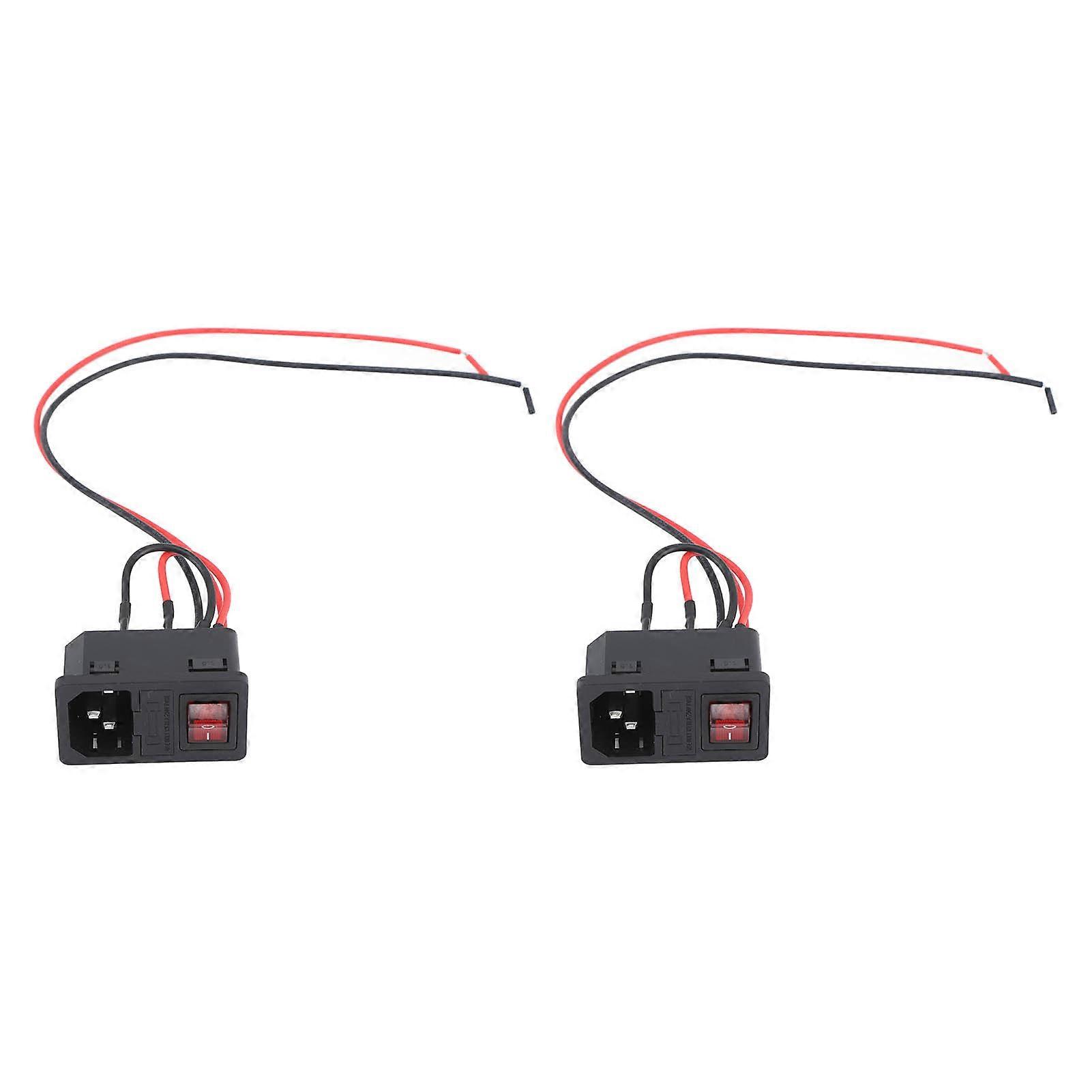 2PCS Pottery Machine Power Switch Push Button Safe Heat Resistant Easy to Use for Ceramic Machine