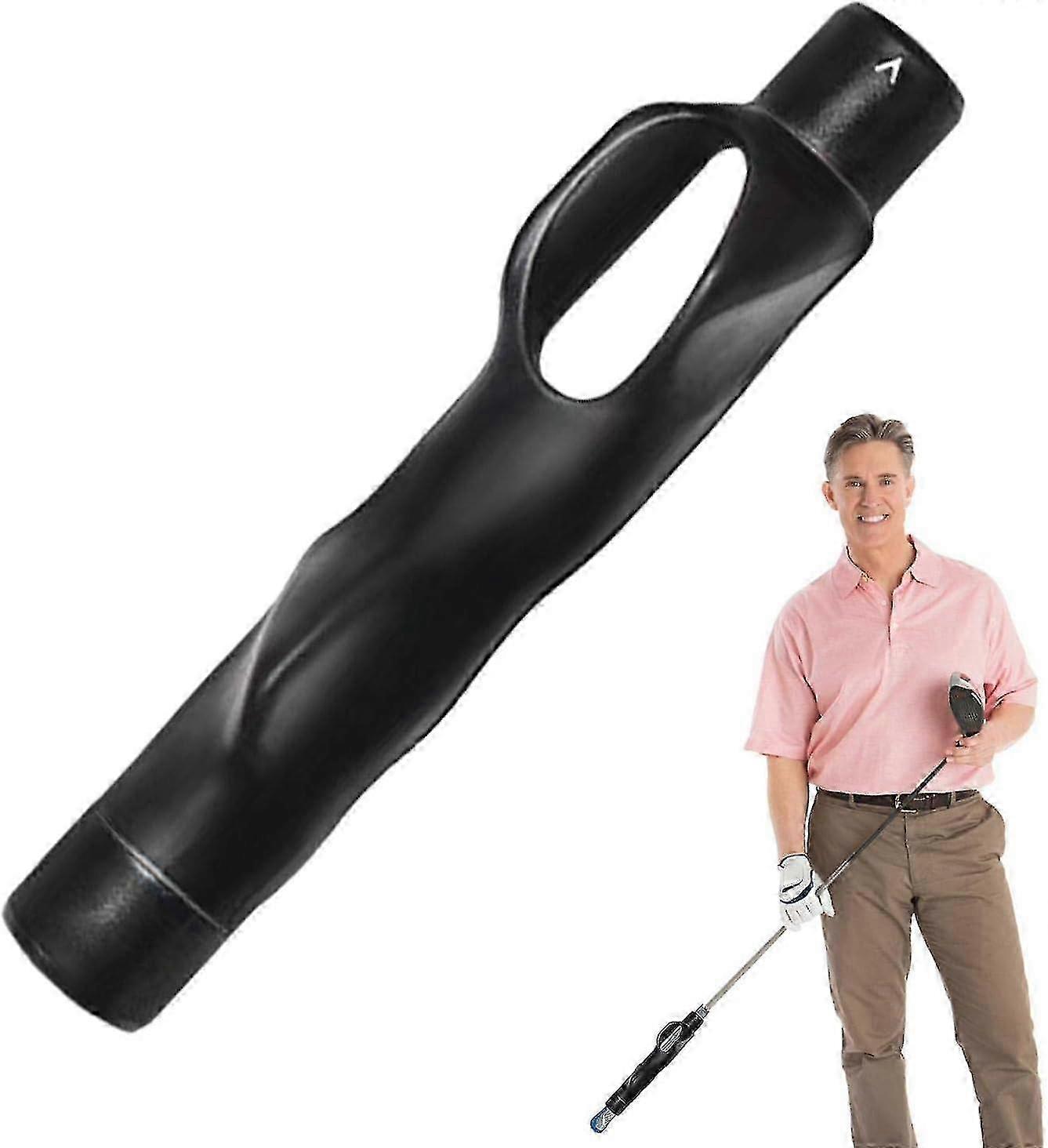 Golf grip trainer for posture correction and swing improvement