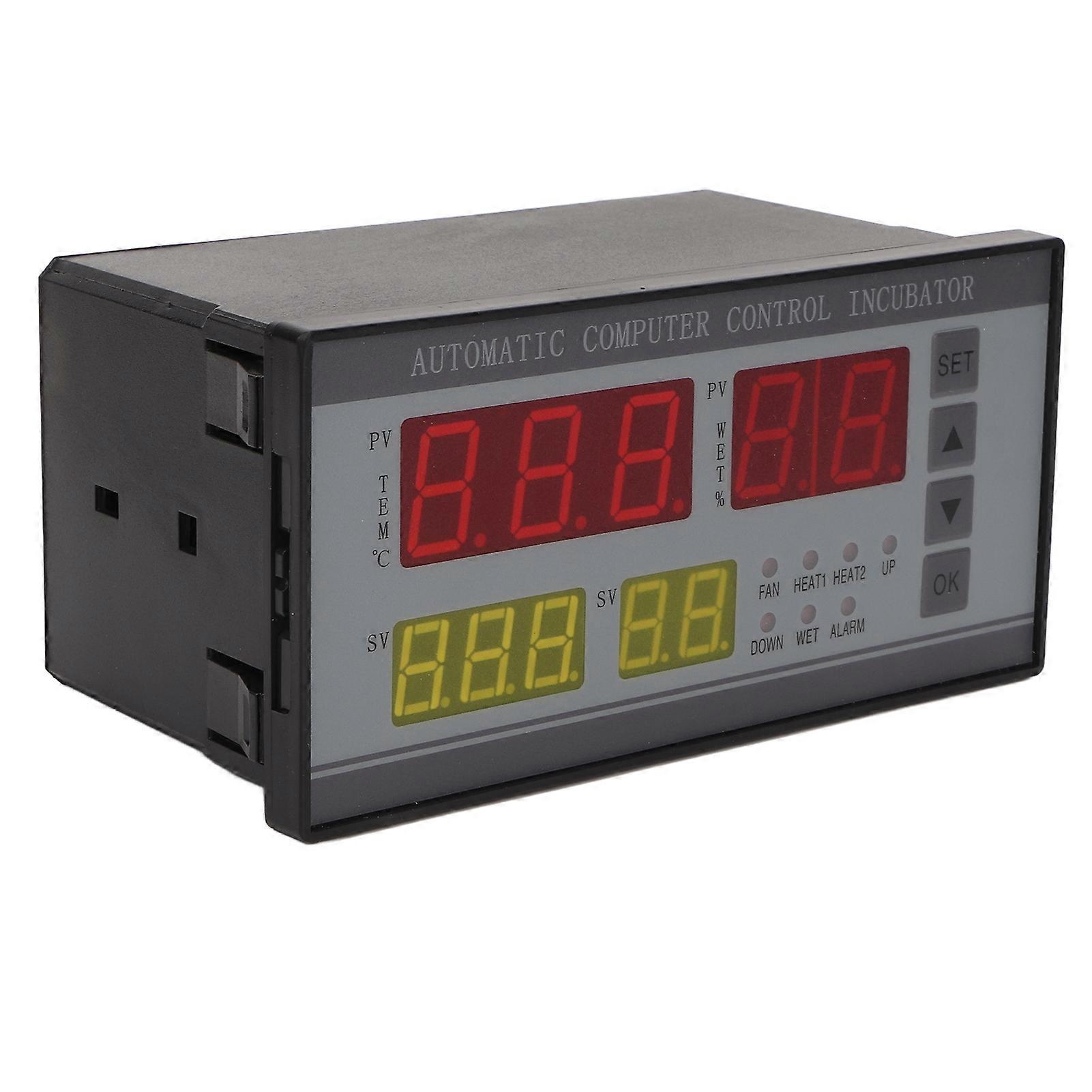Incubator Temperature Humidity Controller Professional Automatic Hatching Machine Temperature Controller AC160‑240V 50Hz