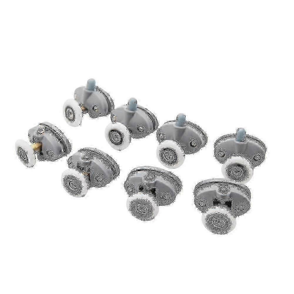 نايلون واحد البوب حتى بكرة عداء عجلة دش المقصورة انزلاق بكرات الباب الزجاجي