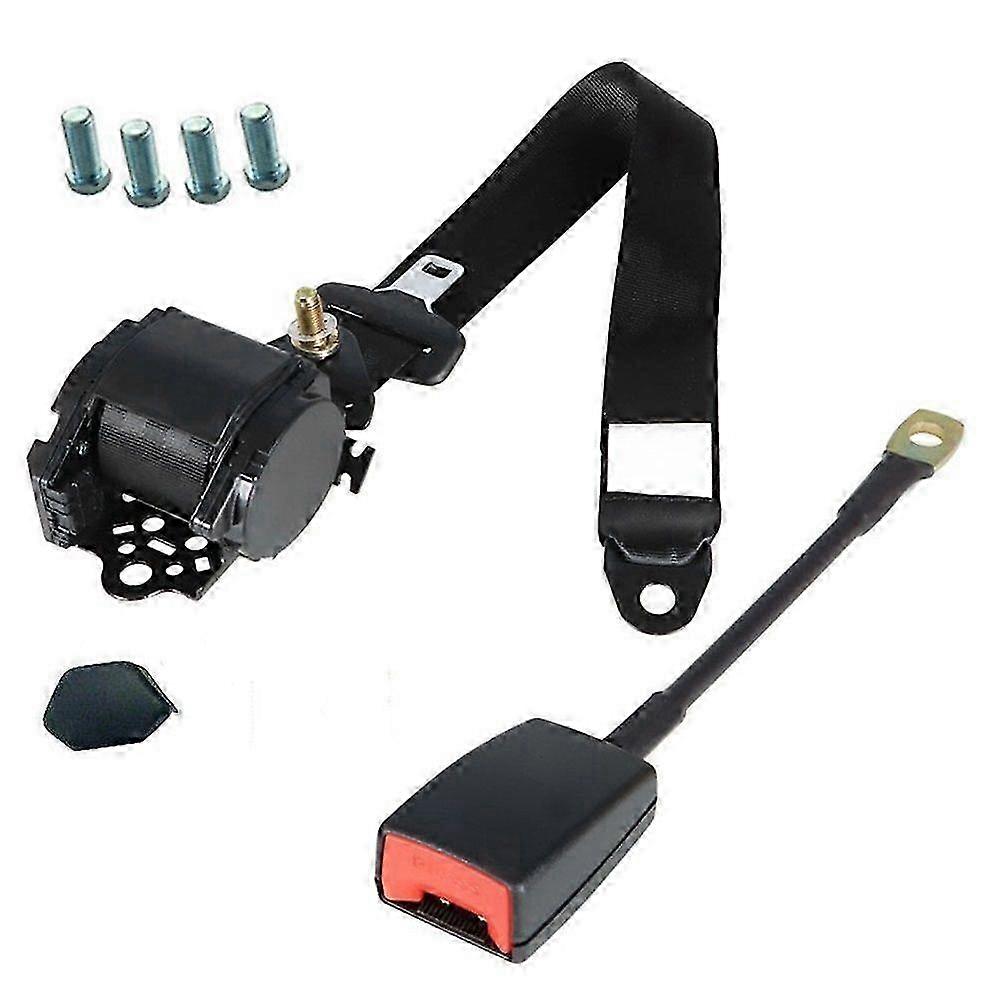 Three-point Car Seat Belt Fully Automatic Retractable Driver"s Seat Belt Three-point With Base Socket [hy]