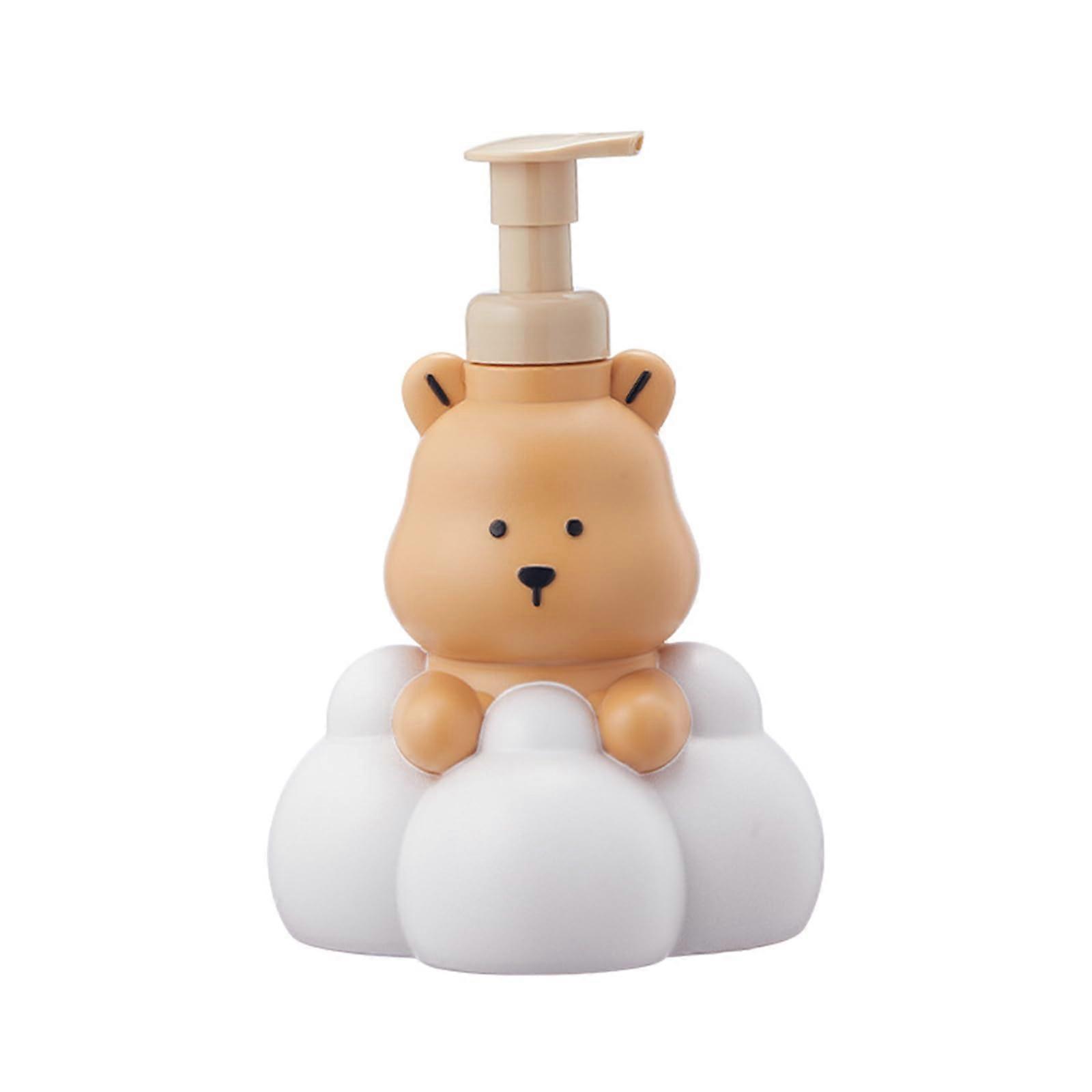 Cartoon Bear Foam Dispenser 250/500ml Refillable Soap and Sanitizer Bottle