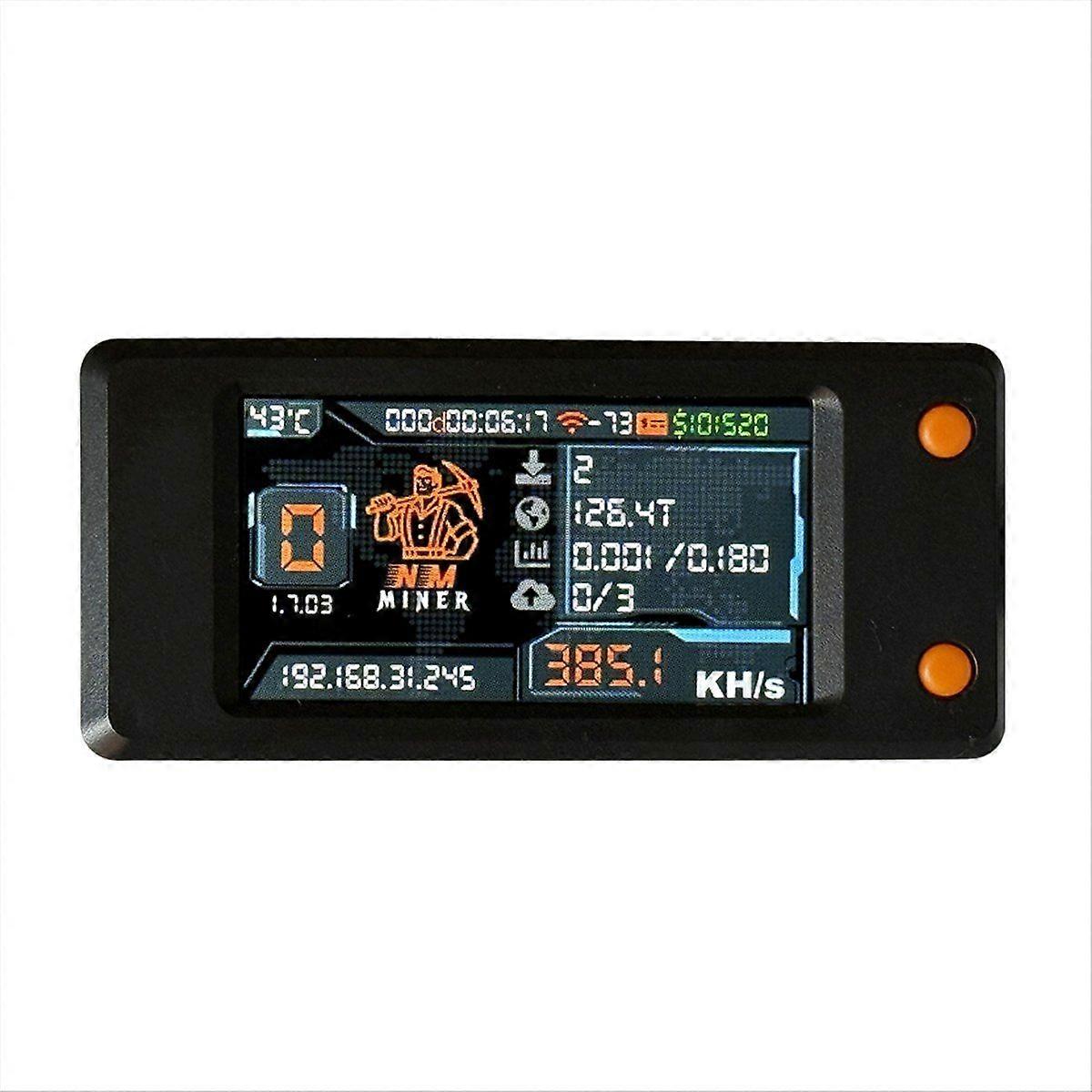 NMMiner Nerdminer V2 Pro 390KH/S BTC Solo Lottery Miner Bitcoin Crypto Miner BTC Miner Nerd Miner w