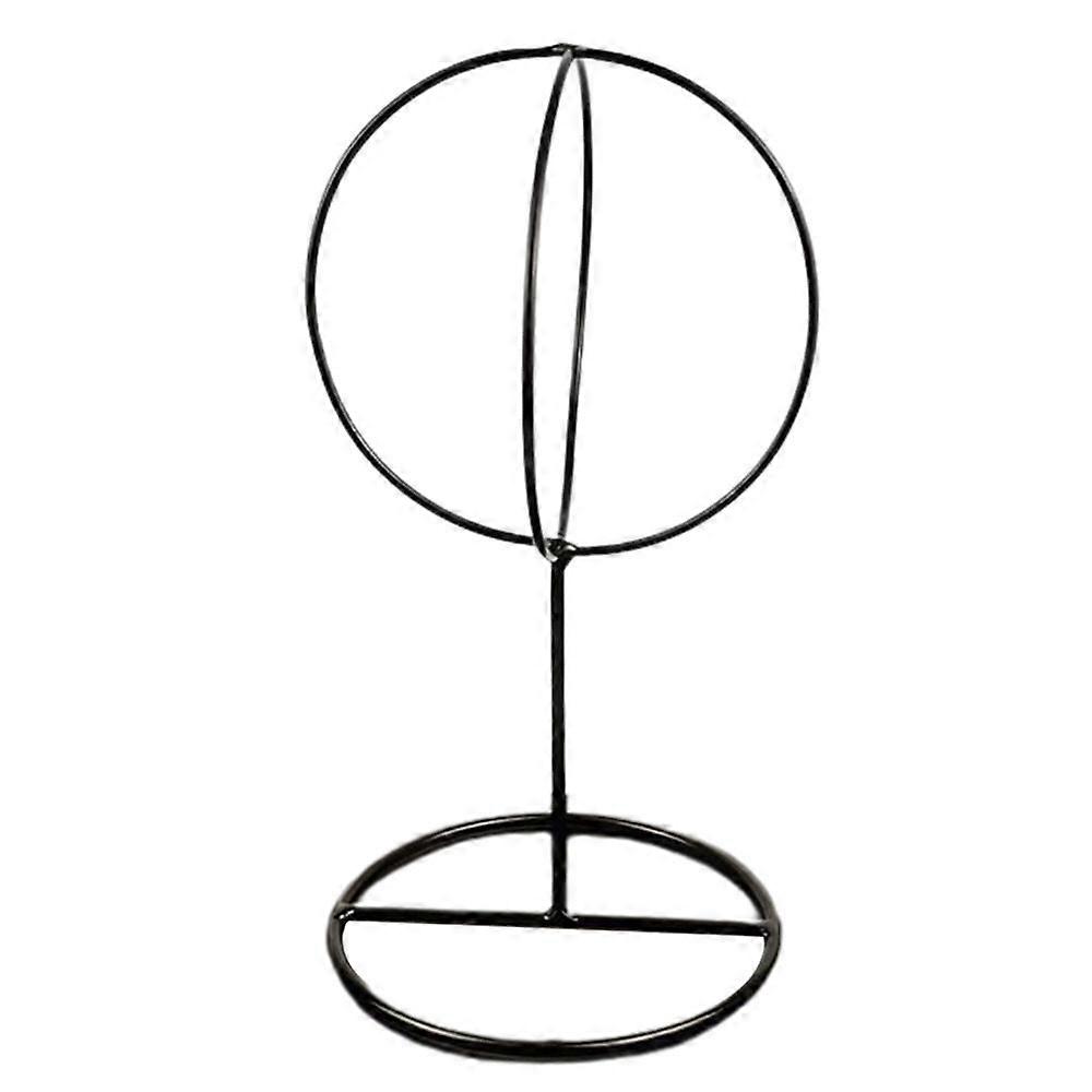Ball Hat Rack Hat Rack Wig Stand Storage Display Stand Silver Metal