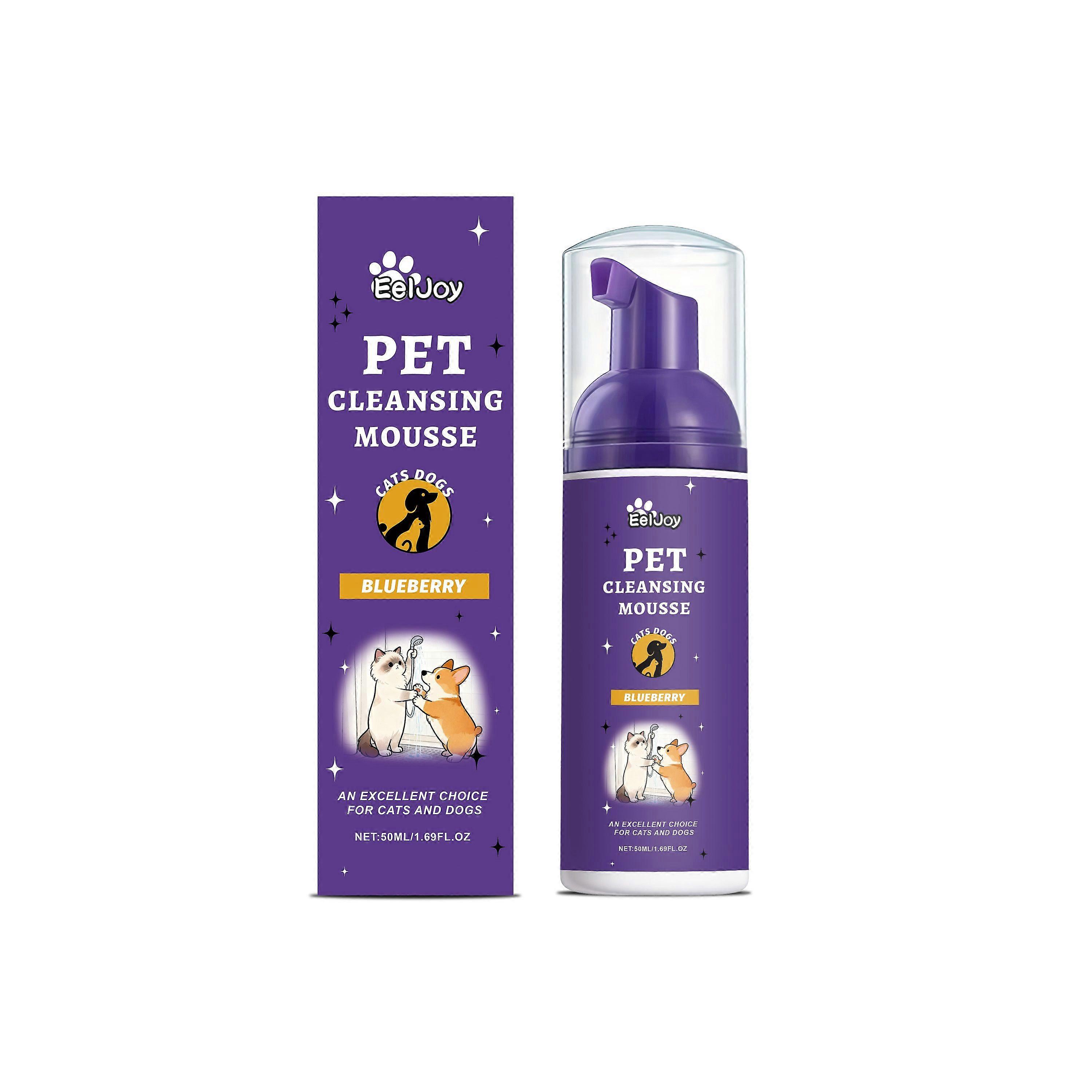 EelJoy The Gentle Ingredients Of The Pet Cleaning Mousse Remove Odors And Keep Your Pet's Fur Smooth And Shiny