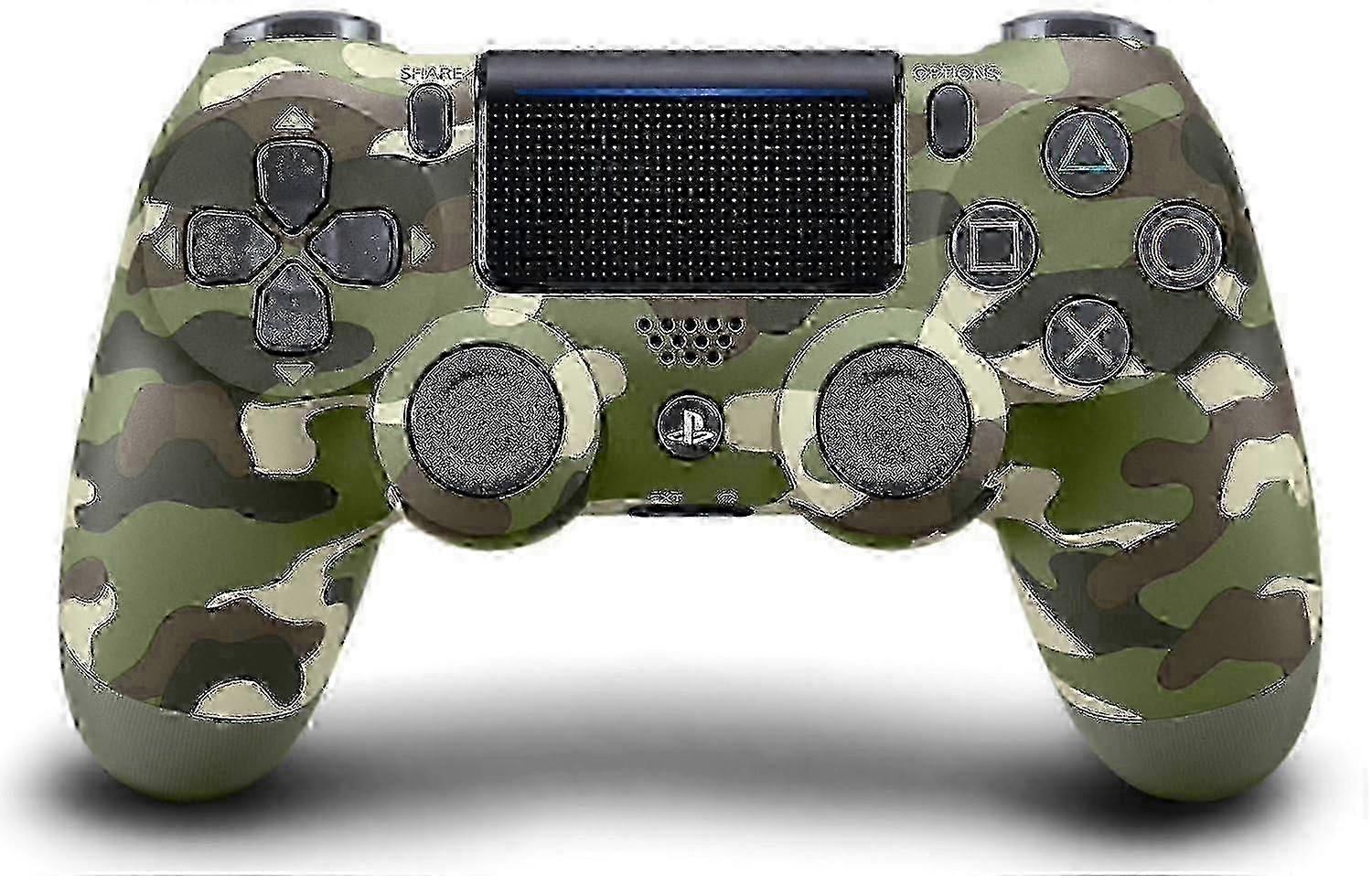 PlayStation 4 DualShock 4 Wireless Controller Official Camouflage Green Color Version