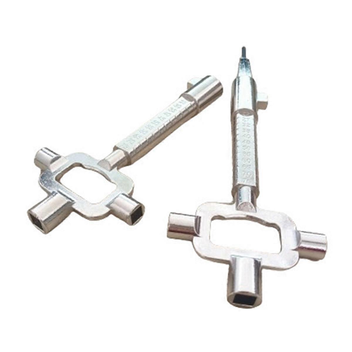 6 in 1 Lock Cylinder Measuring Tools Building Keys and Locksmith Lock Keys Construction Key Car Repair Hand Tools