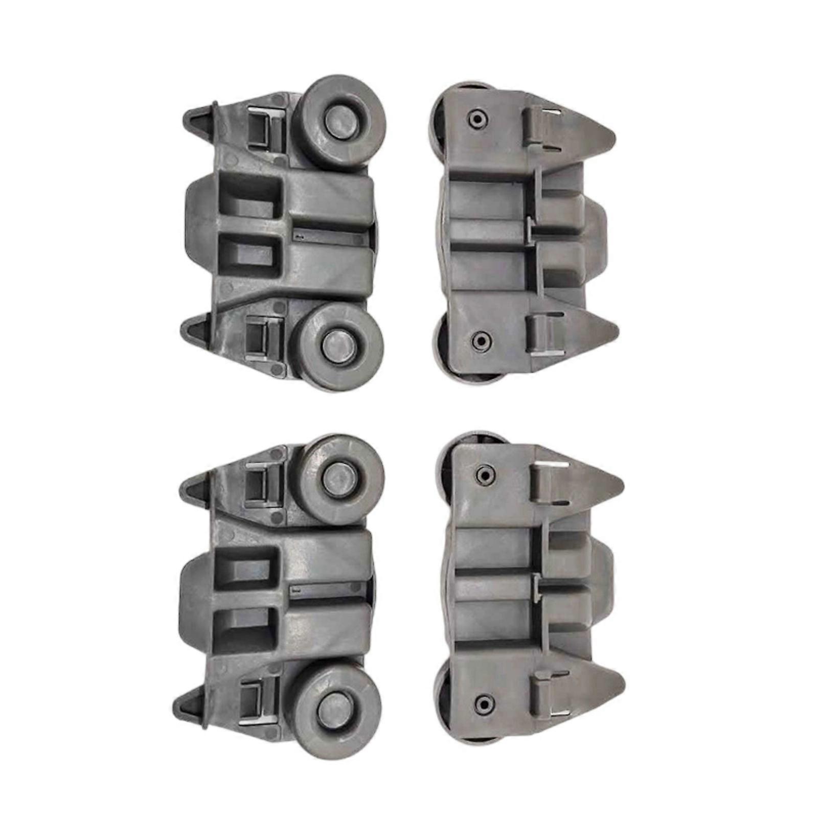 Pack of 4 Dishwasher Disks Replacement Divisions ABS Plastic Permanent Casters Easy Installation Worldwide current Multiple Brands Multicolor