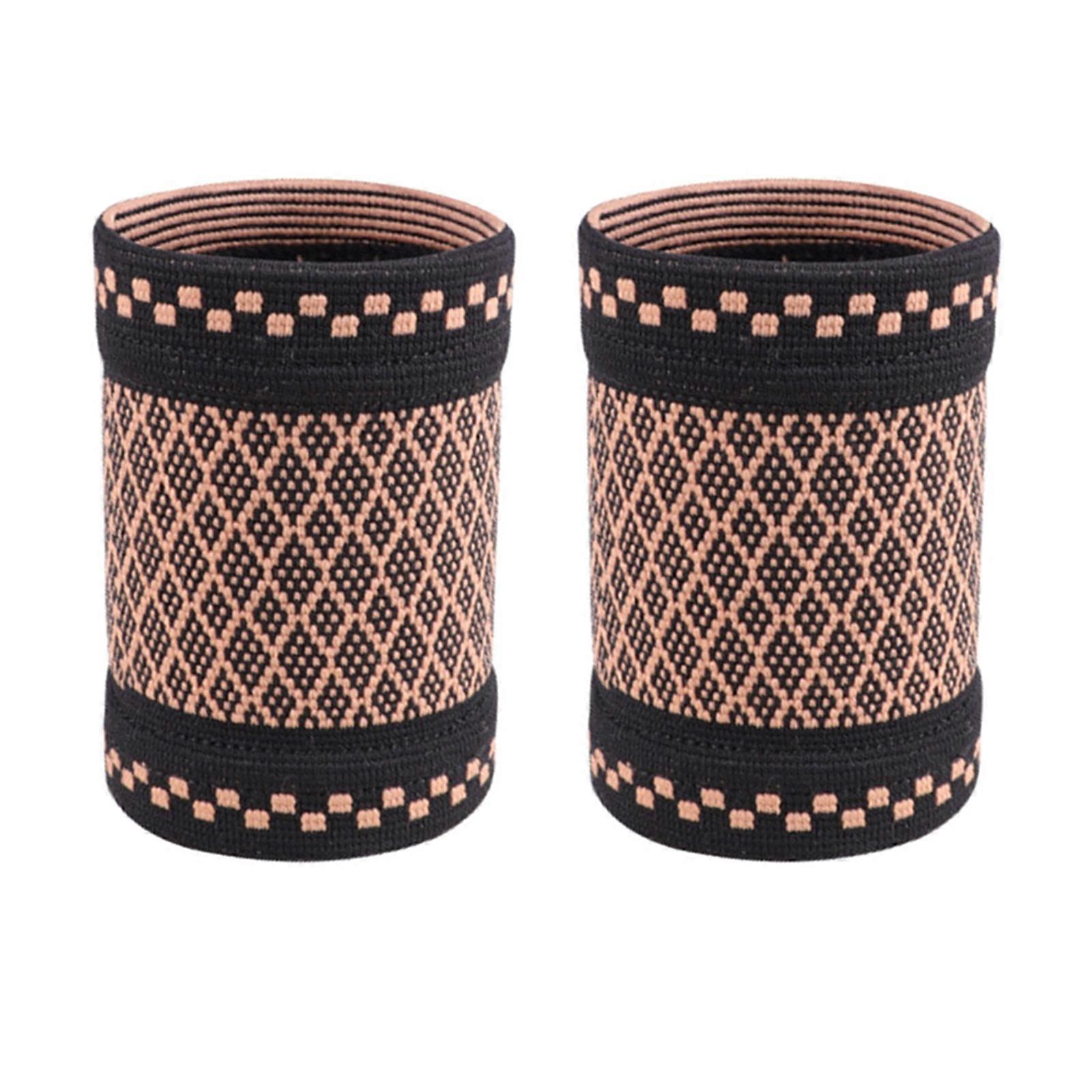 Soft Wrist Support Brace Wrist Wraps Practical Wrist Brace Elastic Wrist Support Sleeve for Computer Workers  Brass S