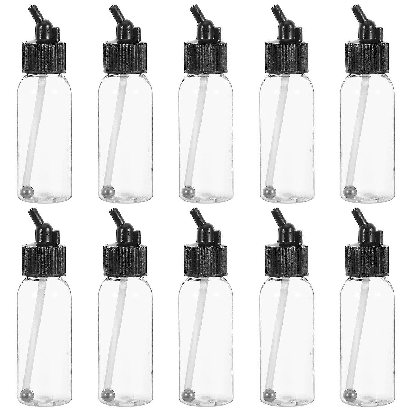 Airbrush 10Set Paint Jars for Painting Crafting Projects Plastic Multi Efficient Paint Storage