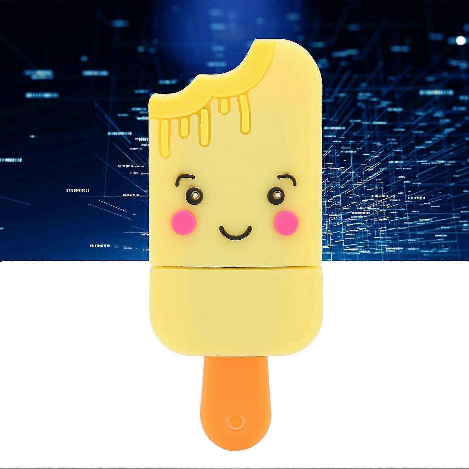 25-26 Cartoon Cute USB 2.0 Flash Drive 128GB Portable U Disk Data Transfer