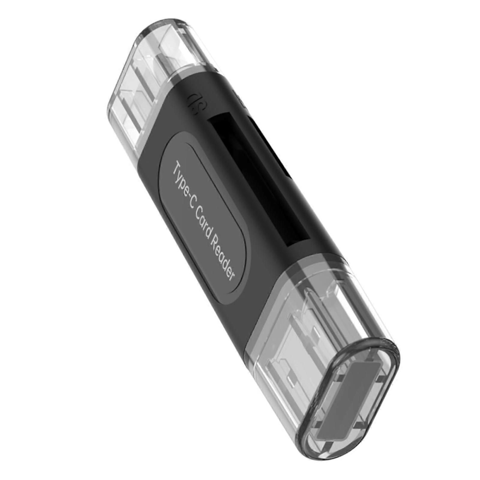 Multiple Device Card Reader USB 2.0 TypeC Port Supports SDTF Cards Up To 128GB Instant Recognition For Office Travel