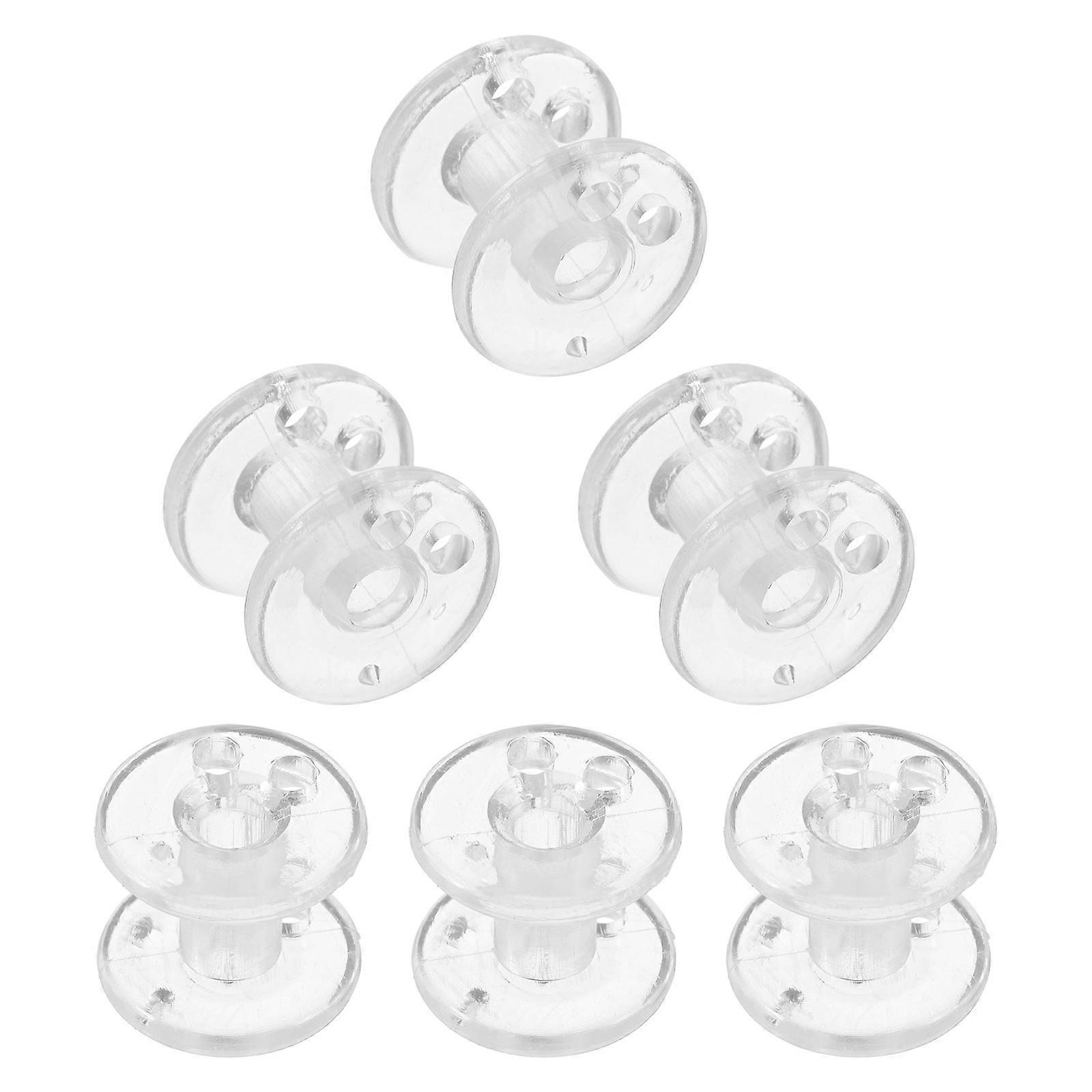 Shade Hold Down Hardware Pleated Spool Tensioner for Shade 6Pcs Transparent Design