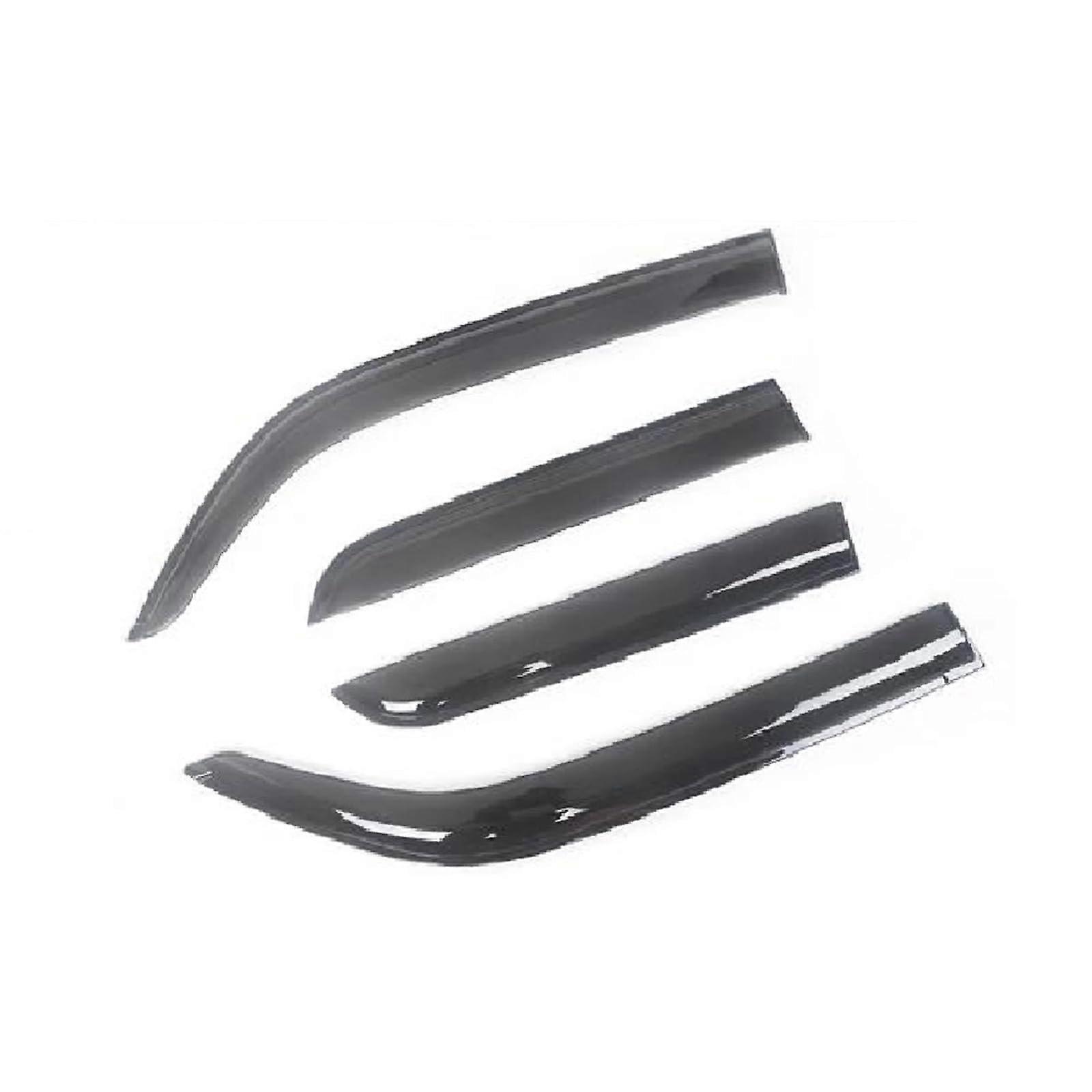 Car Window Visors Rain Guard Wind Deflectors for Pilot 20032022 Black (20082015)