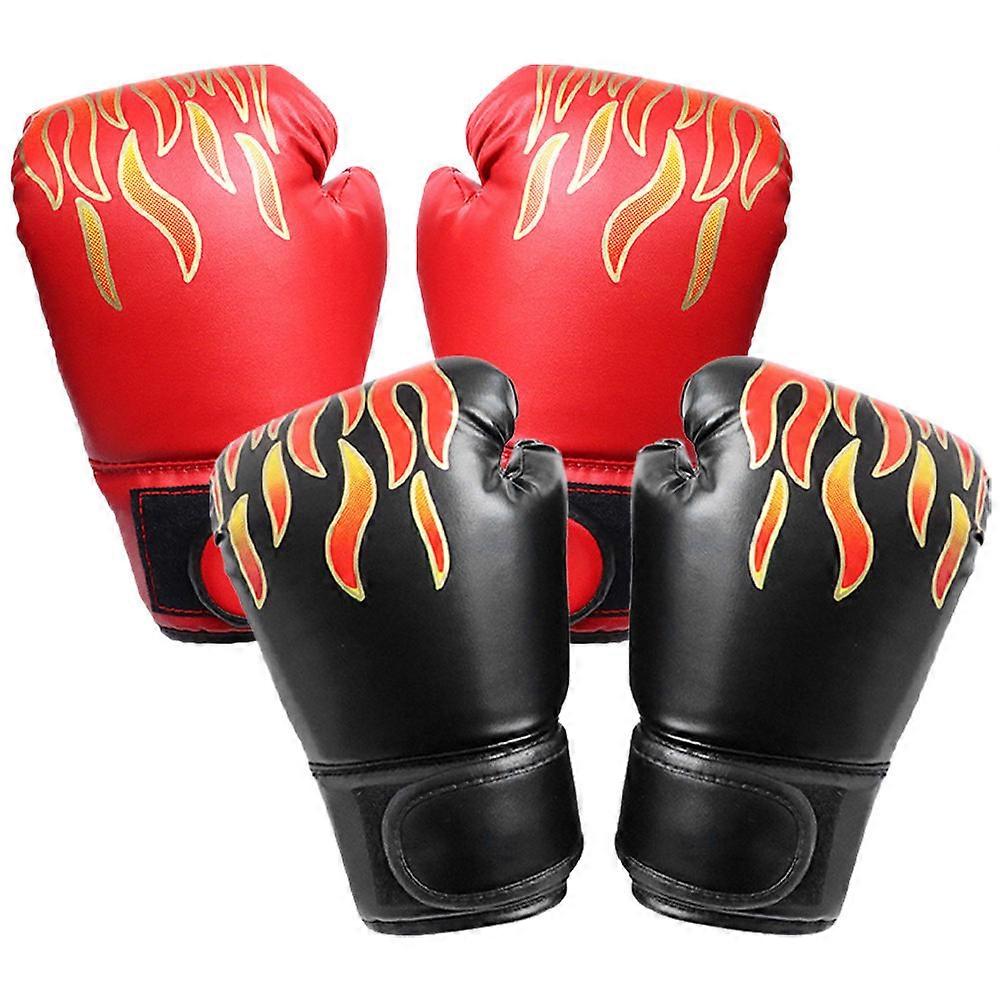 Kickboxing Glove 4 Pairs Kids Sparring Training Assorted Color Wrist Support