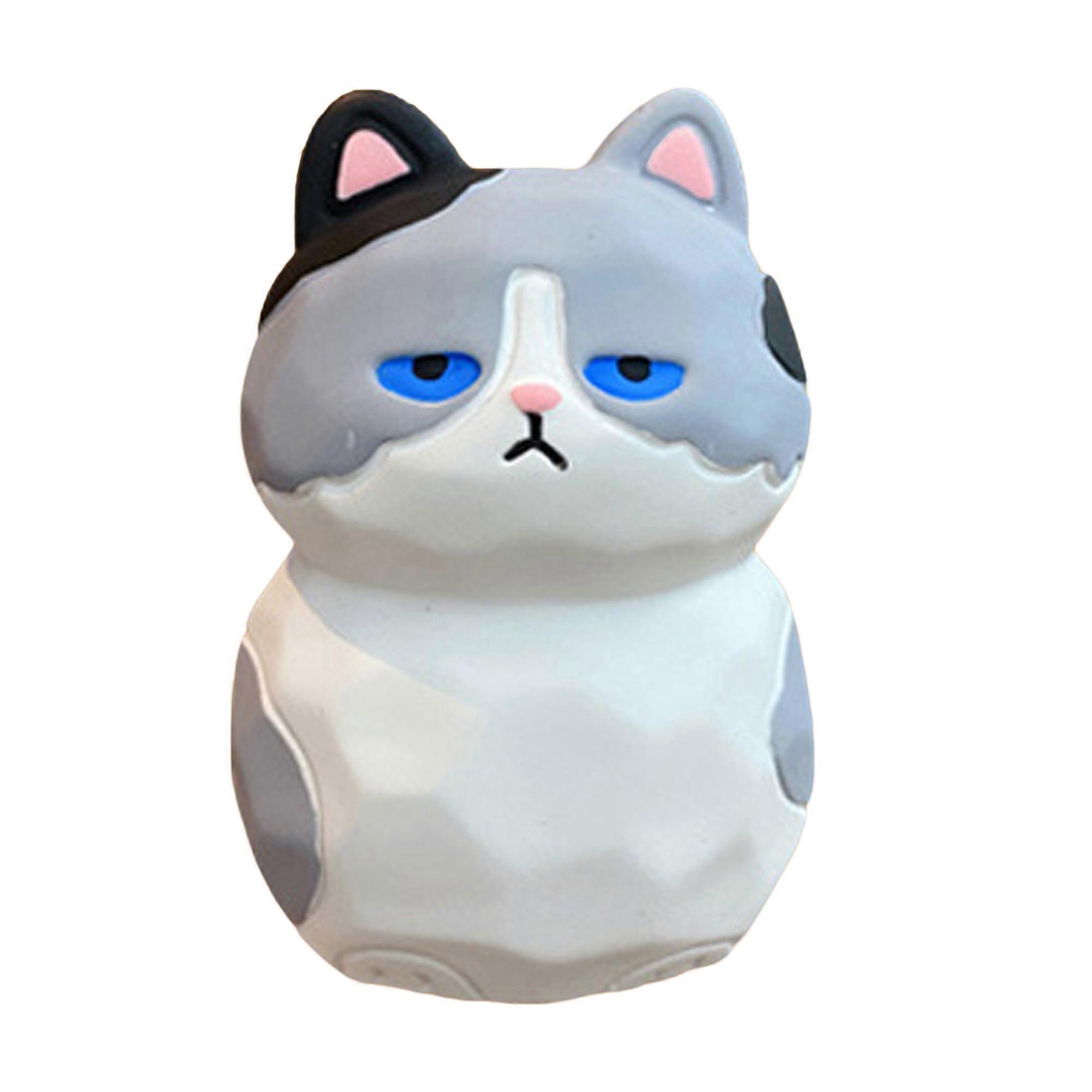 Small Cat Figurines Cute Cat Car Dashboard Decorations Sculptures