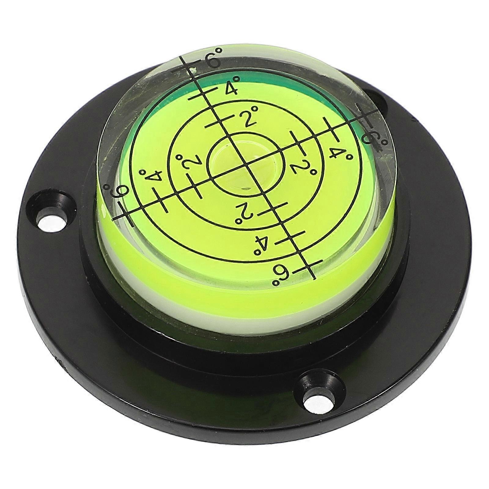 Measuring Tool Round Level Bubble For Photography 50X18mm Compact Size 1Set