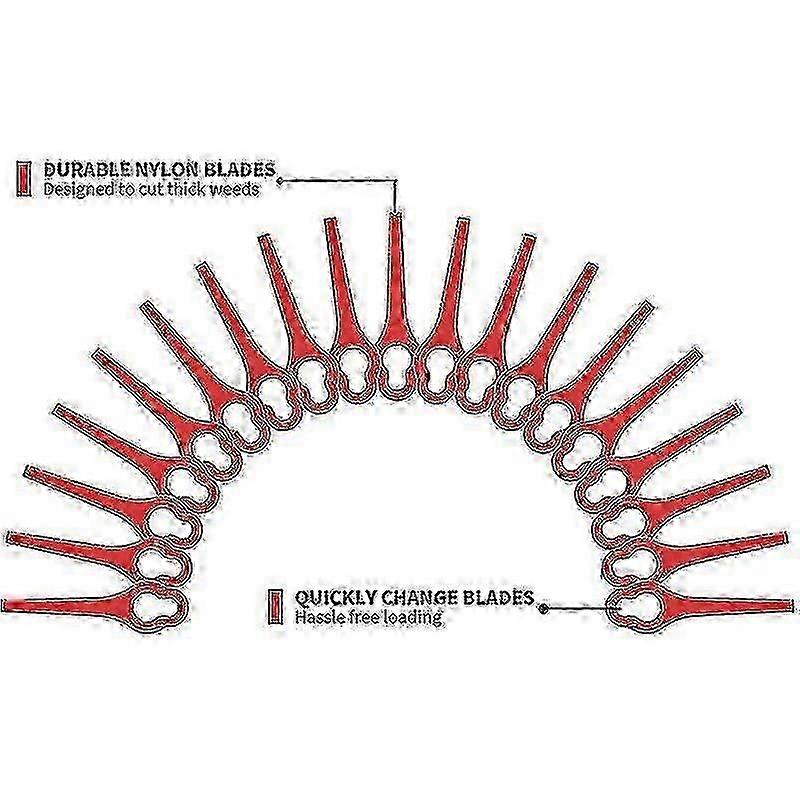 Ferrex Cordless Edger Blades 50PCS Compatible With Aldi Far 20 i