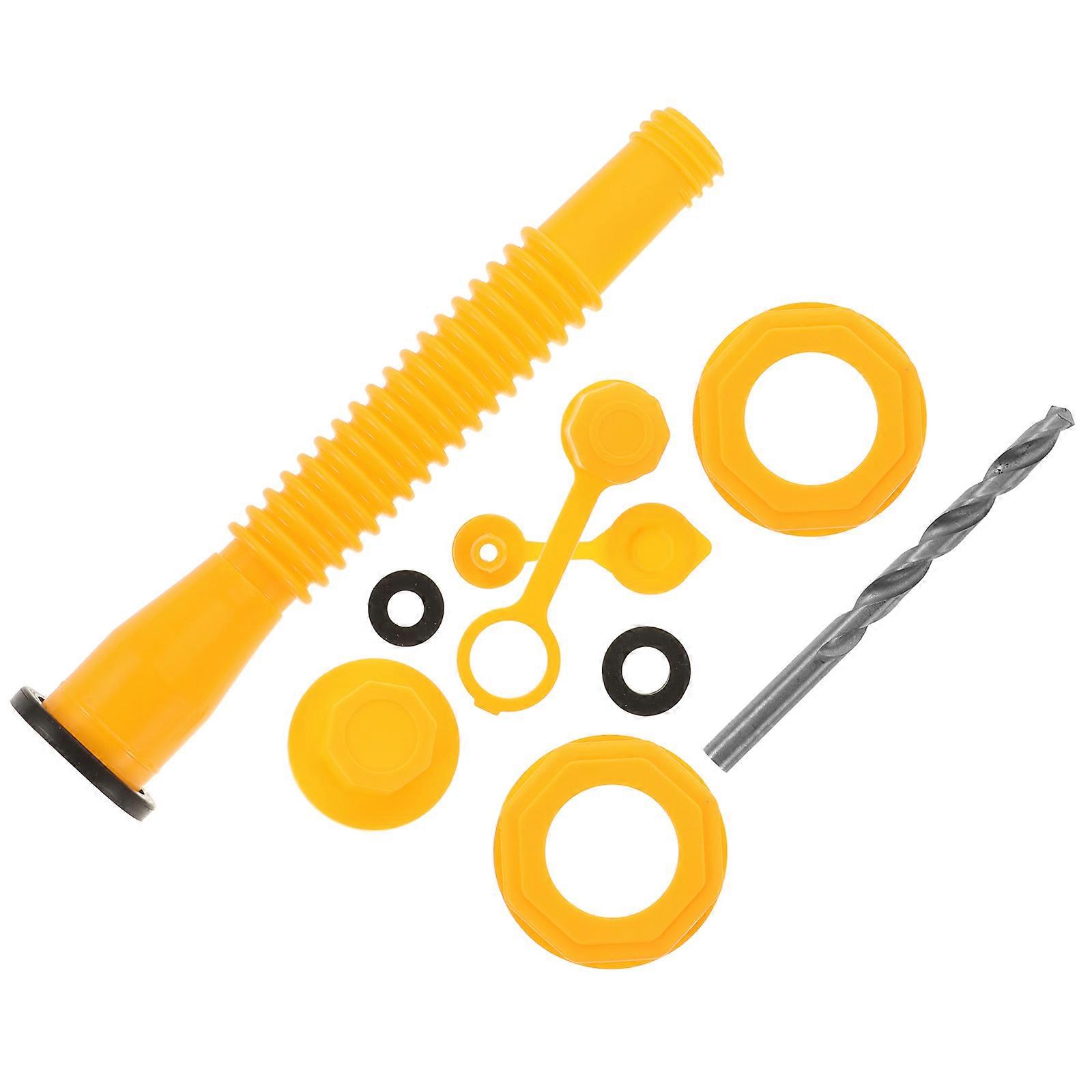 Can Spout Kit with 8mm Drill Bit for Gas Cans General Users 1 Set