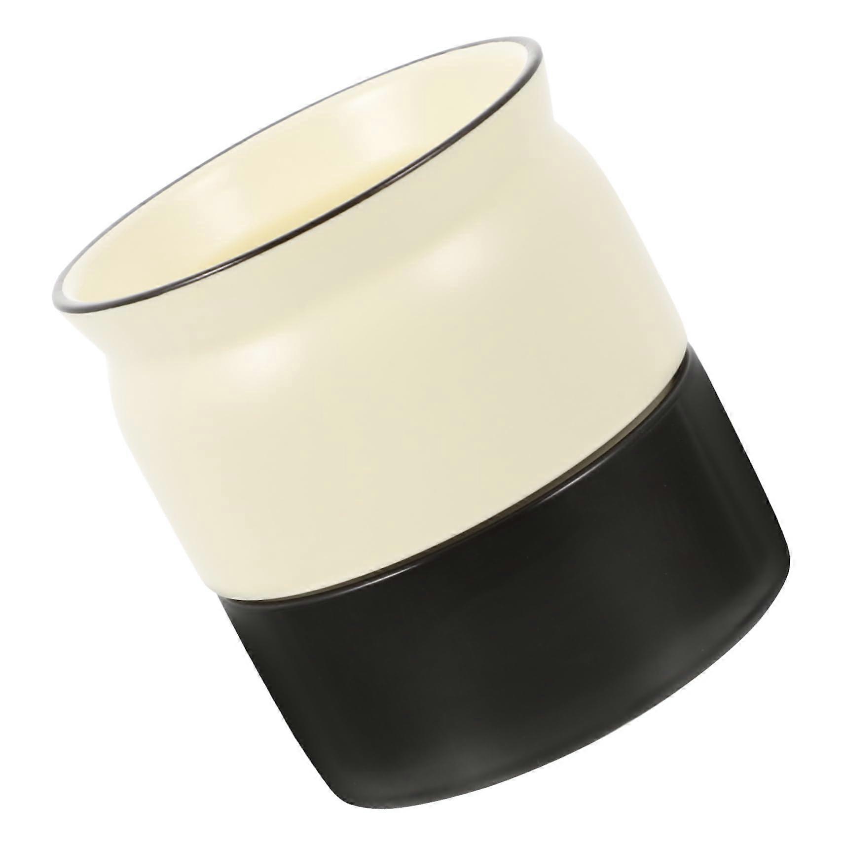 Large Ceramic Kitchen Utensil Holder with Spoon Rest, SpaceSaving Countertop Organizer