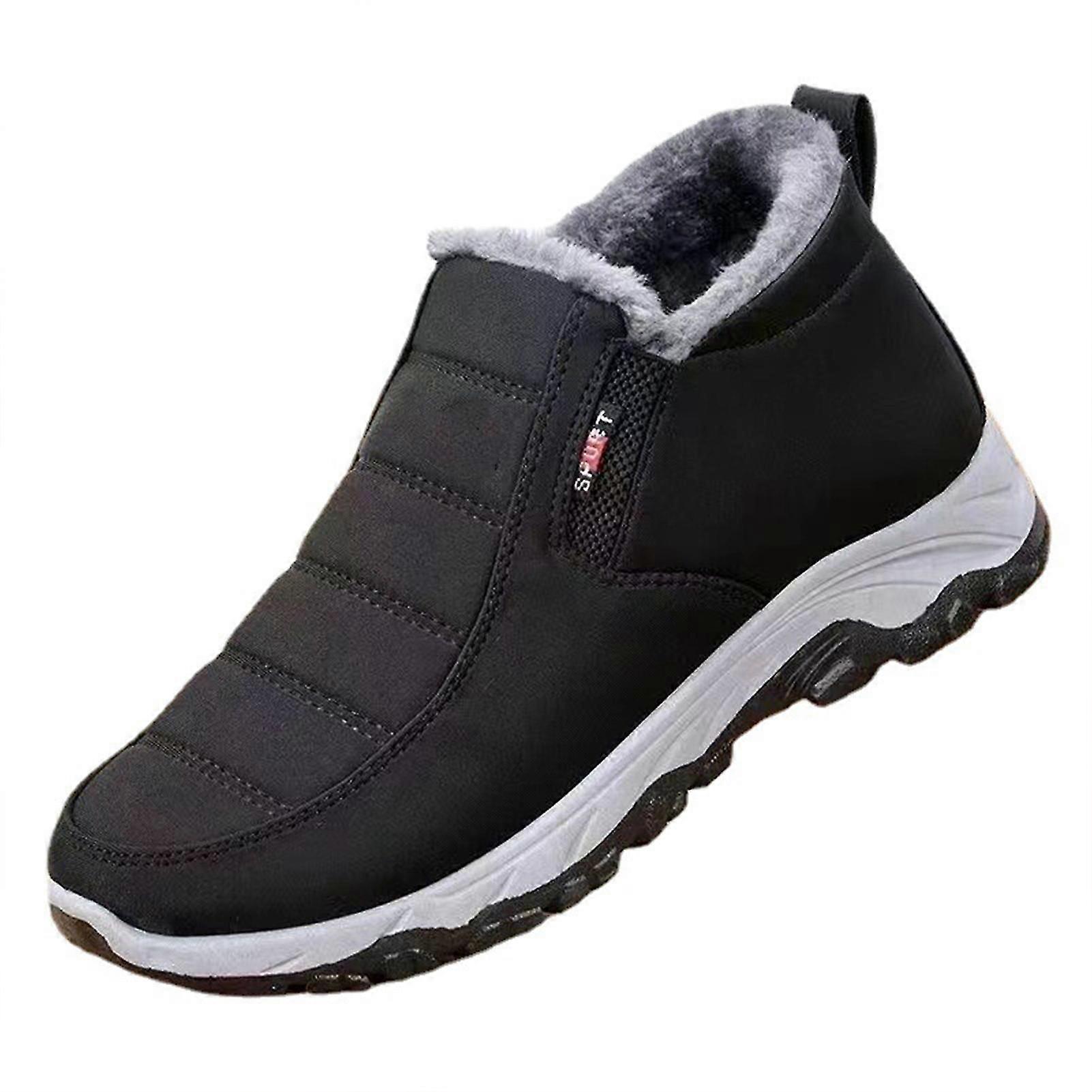 Womens Winter Non-Slip Round Toe Snow Boots
