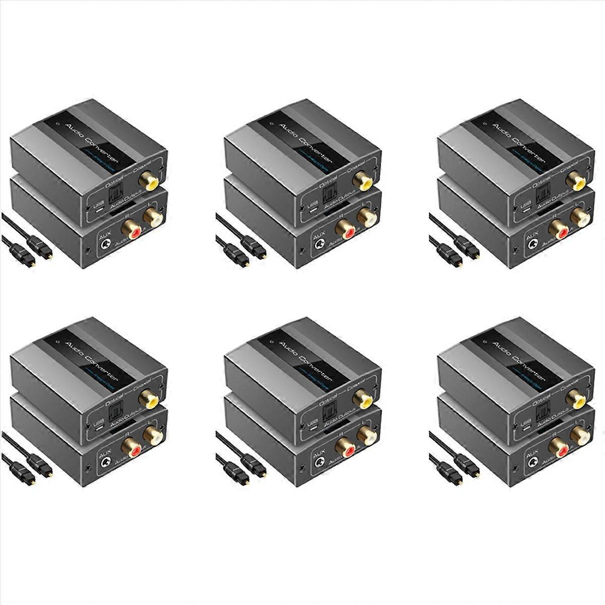 Analog to Digital Audio Converter to Optical with Optical Cable