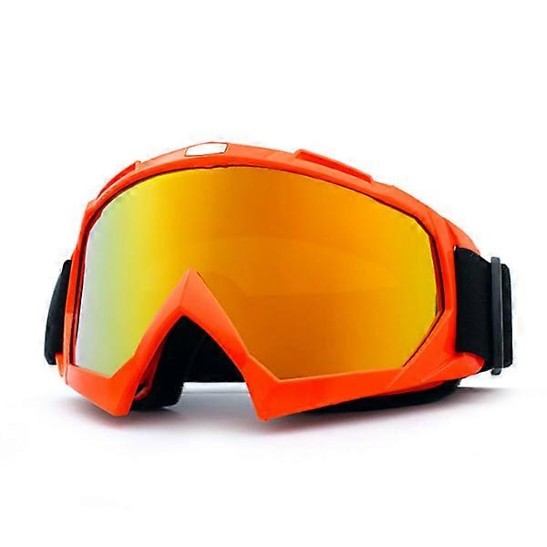 Motocross goggles Motorcycle goggles Ski goggles orange red