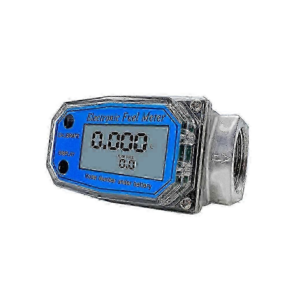 Flowmeter 1/2/2.5/3in Liquid Flow Sensor Meter Electronic Turbine- Flow Meter-bba