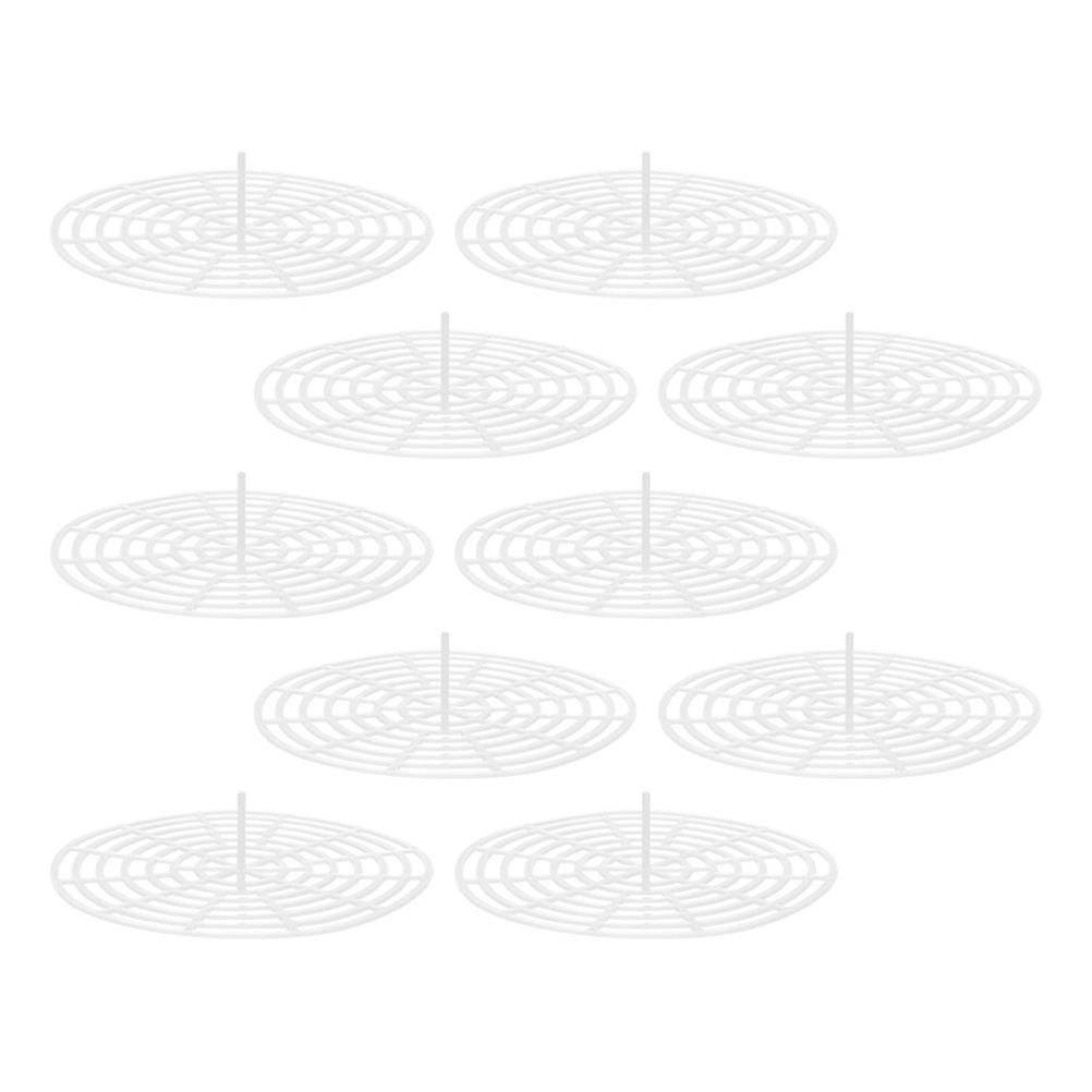 Pickle Weights Plastic Mesh Presser for Fermenting Jar Press 10Pcs White