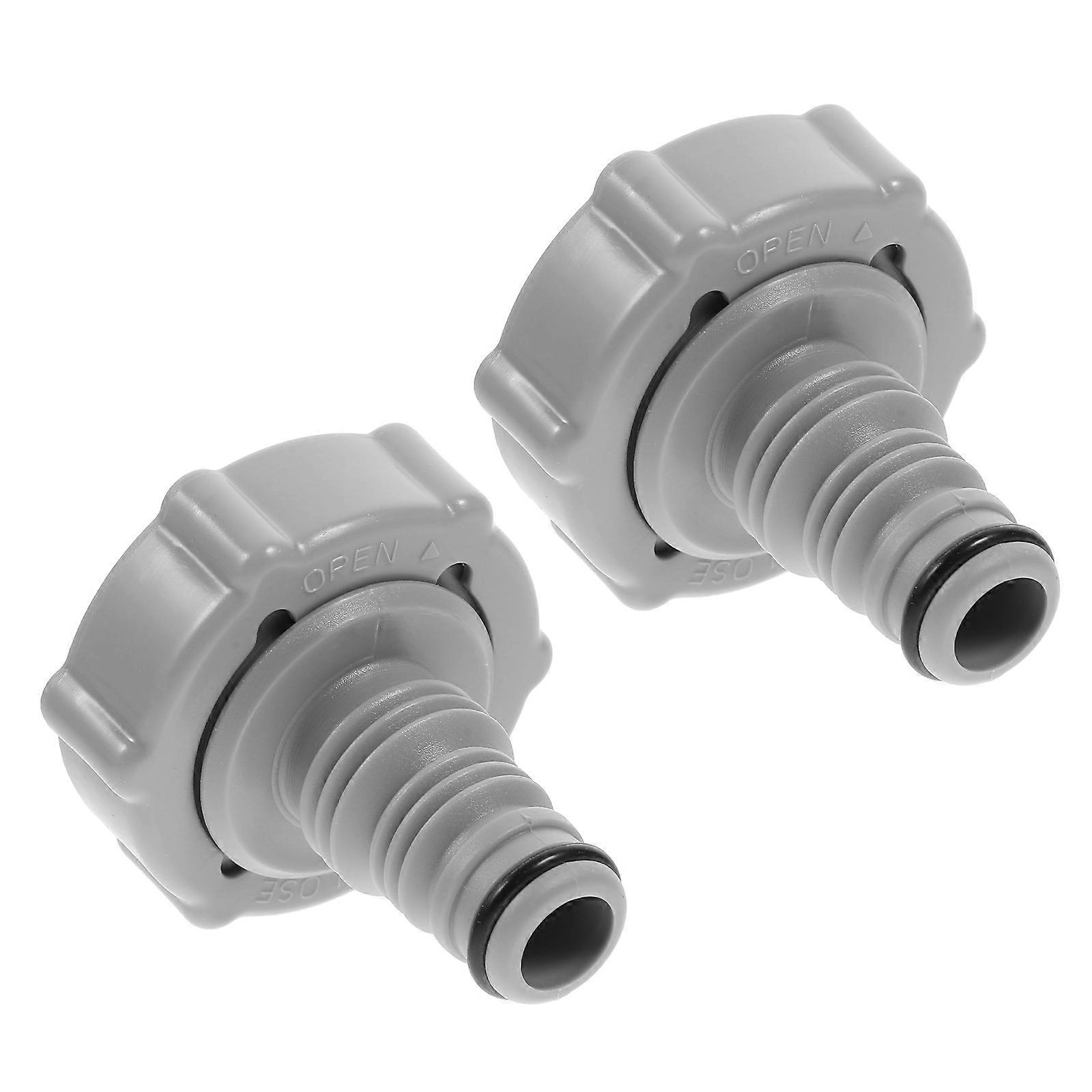 Pool Vacuum Hose Adapter Swimming Pool Pipe Connector for Drainage 2Pcs