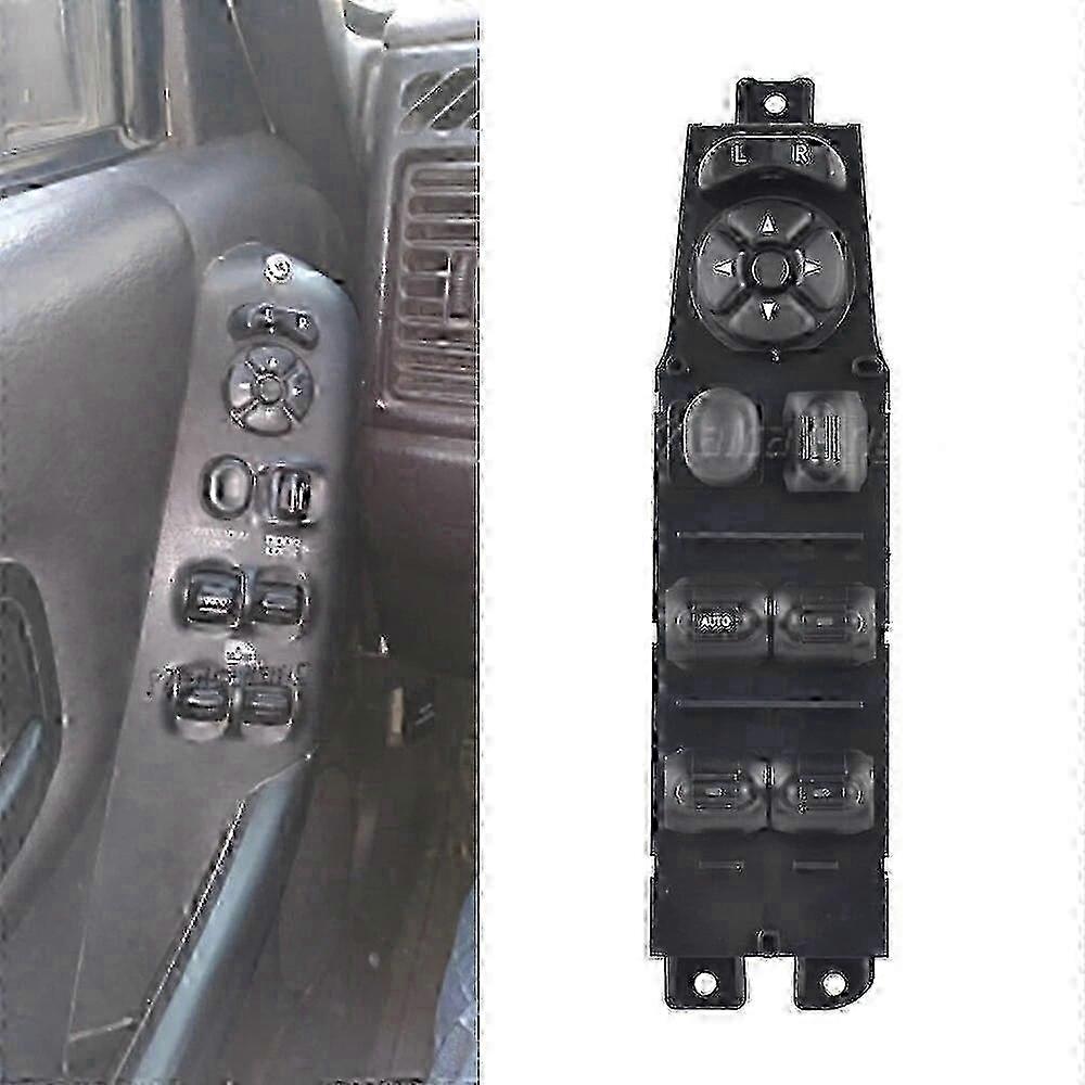 Window Control Master Switch for Jeep Cherokee 4 Door 1997-2001 Driver Side