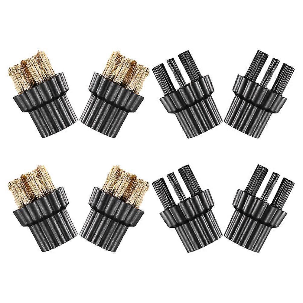Steam Cleaner Brush Heads Cleaning Machine Accessories 8Pcs Multi Functional