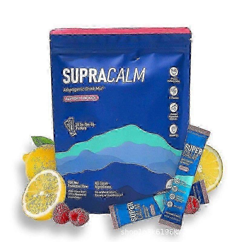 Supercalm Drink Mix Raspberry Lemonade Tea Bags 20count