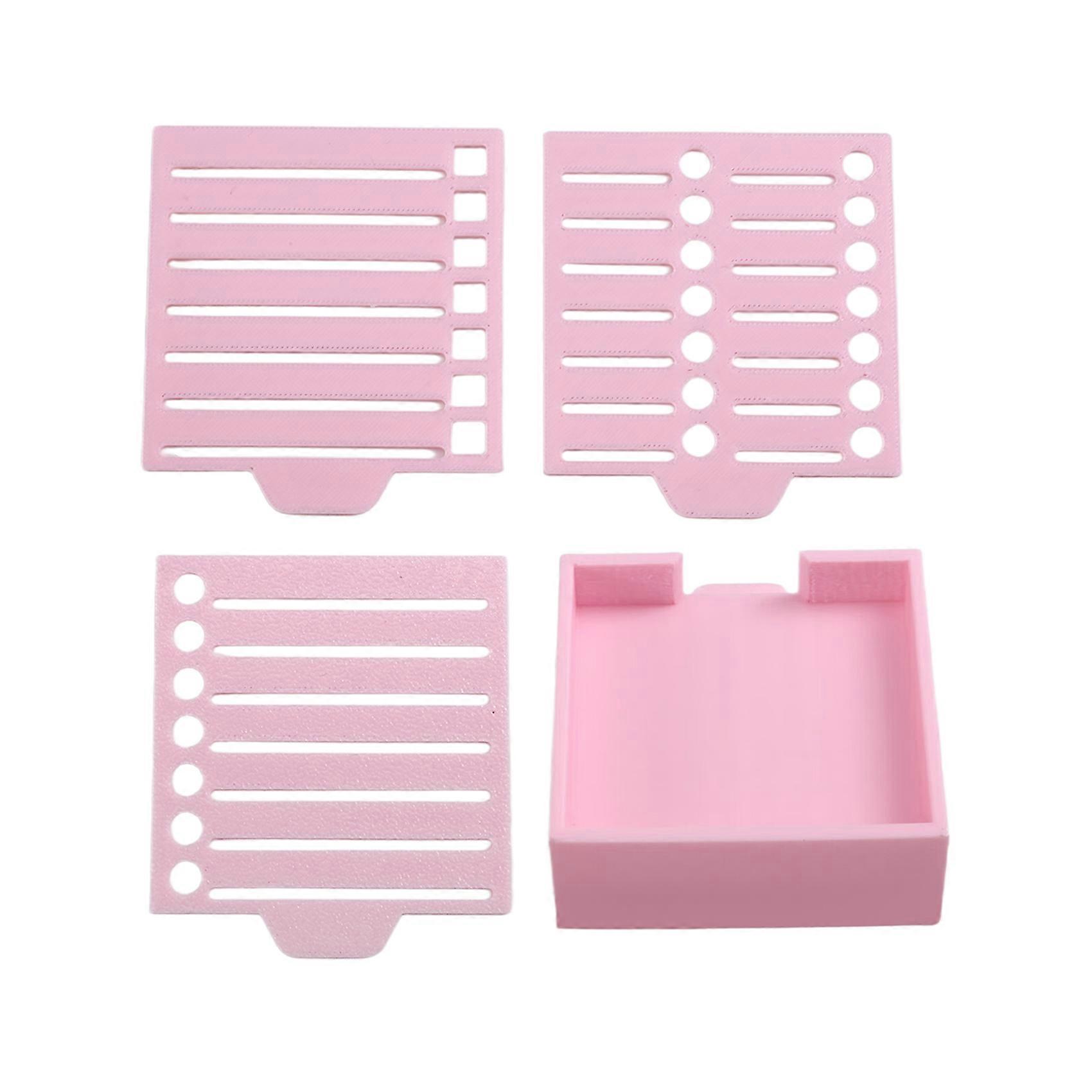 Sticky Note Stencil Compatible with Post Notes,Pink