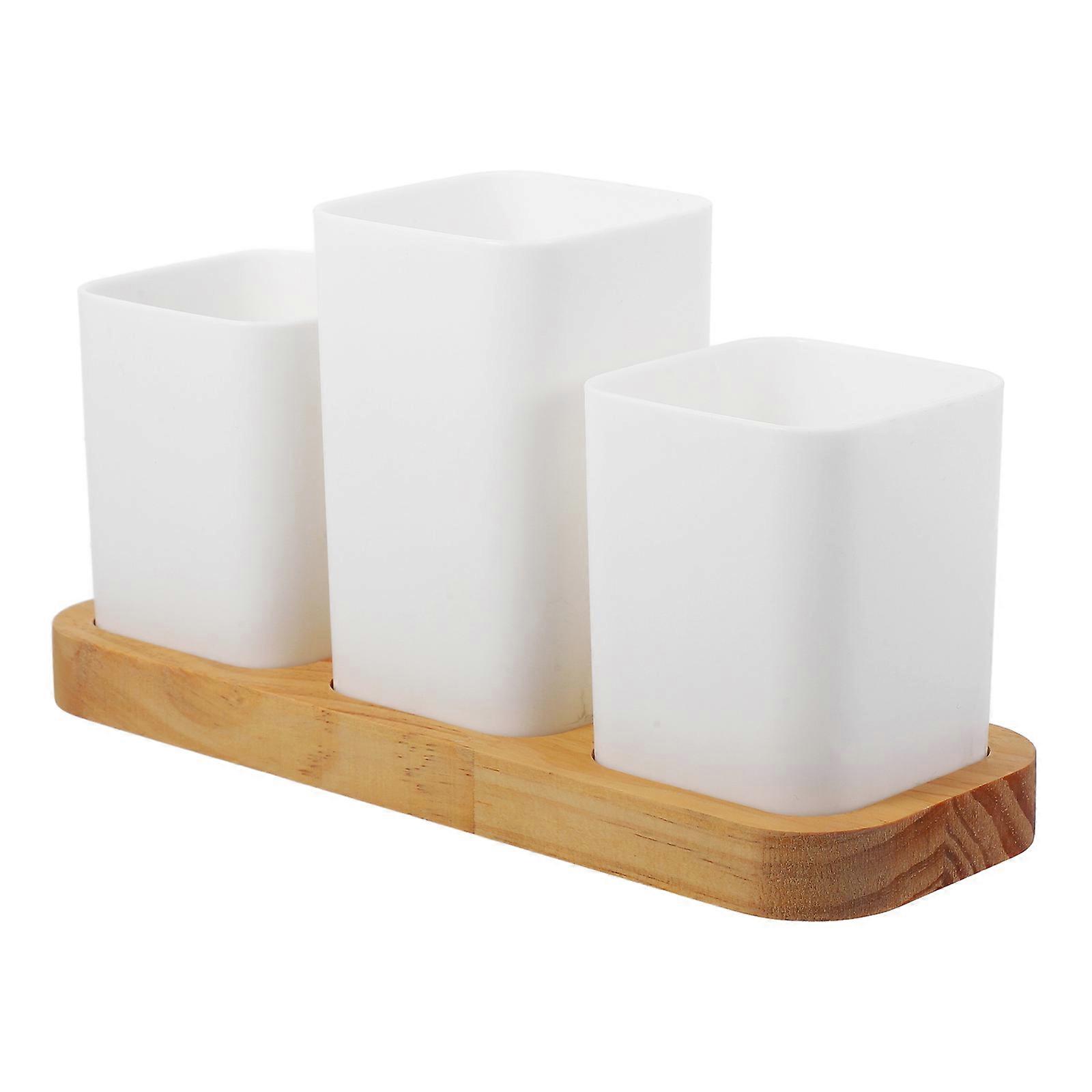 Utensil Holder Kitchen Chopstick Container for Storage 1Set with Base