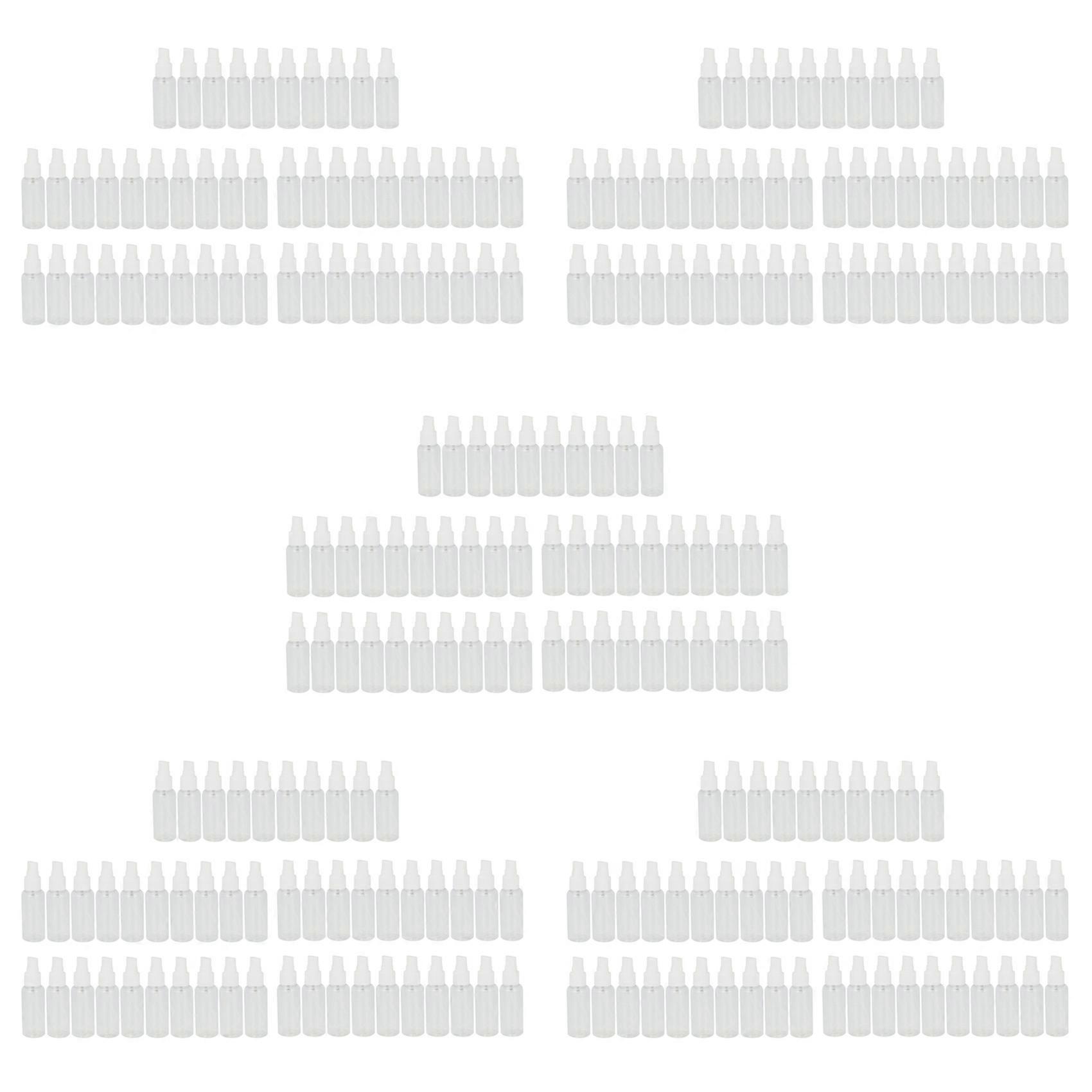 250 Pieces 50Ml Spray Bottles Plastic Empty Refillable Atomiser Transparent Travel Bottle