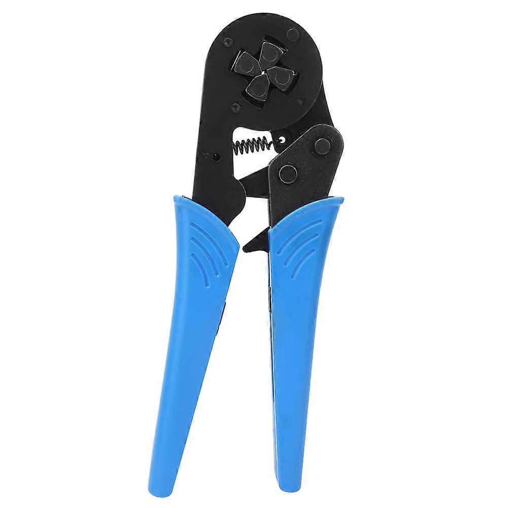 Heavy Duty Adjustable Crimping Tool with PVC Handle for Tube and Terminal, Ergonomic Steel Clamp