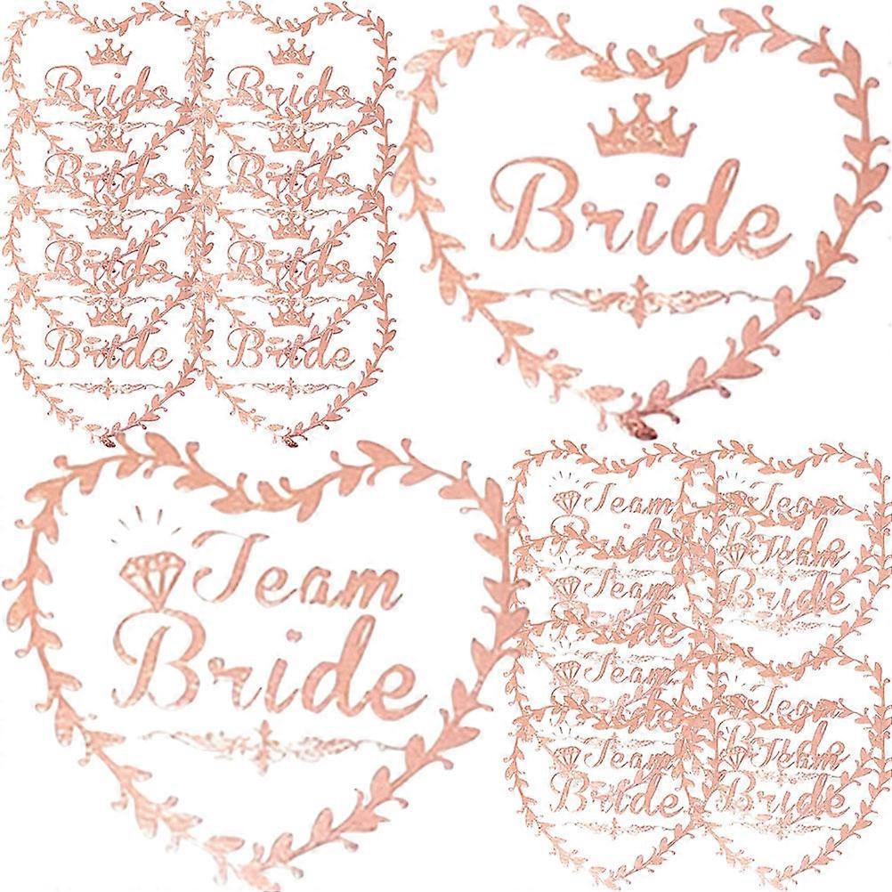 Bridesmaid Temporary Stickers for Bachelorette 120Pcs