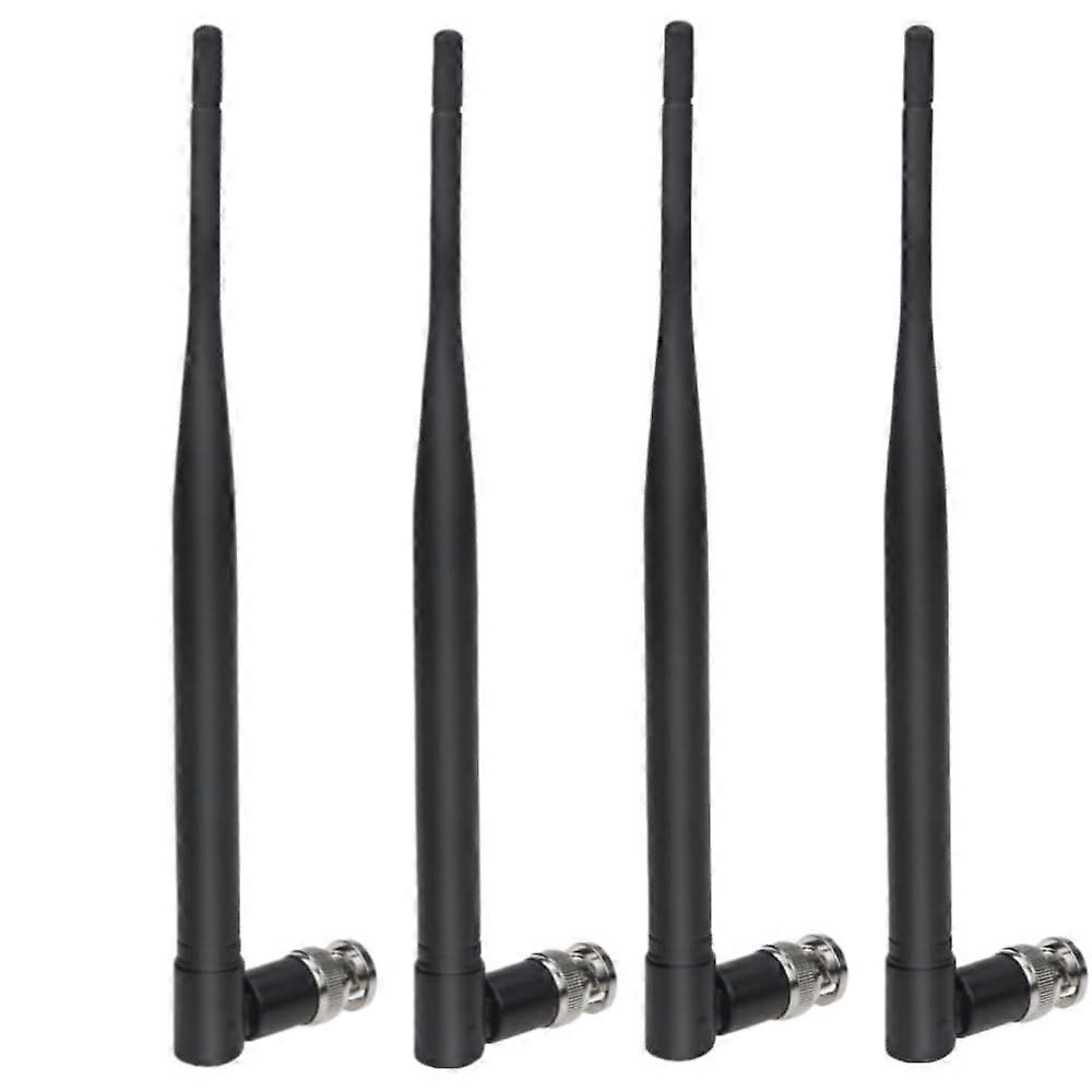 4Pack UHF Wireless Microphone Antennas 6dBi Gain BNC Male 400960MHz for Mic Receiver