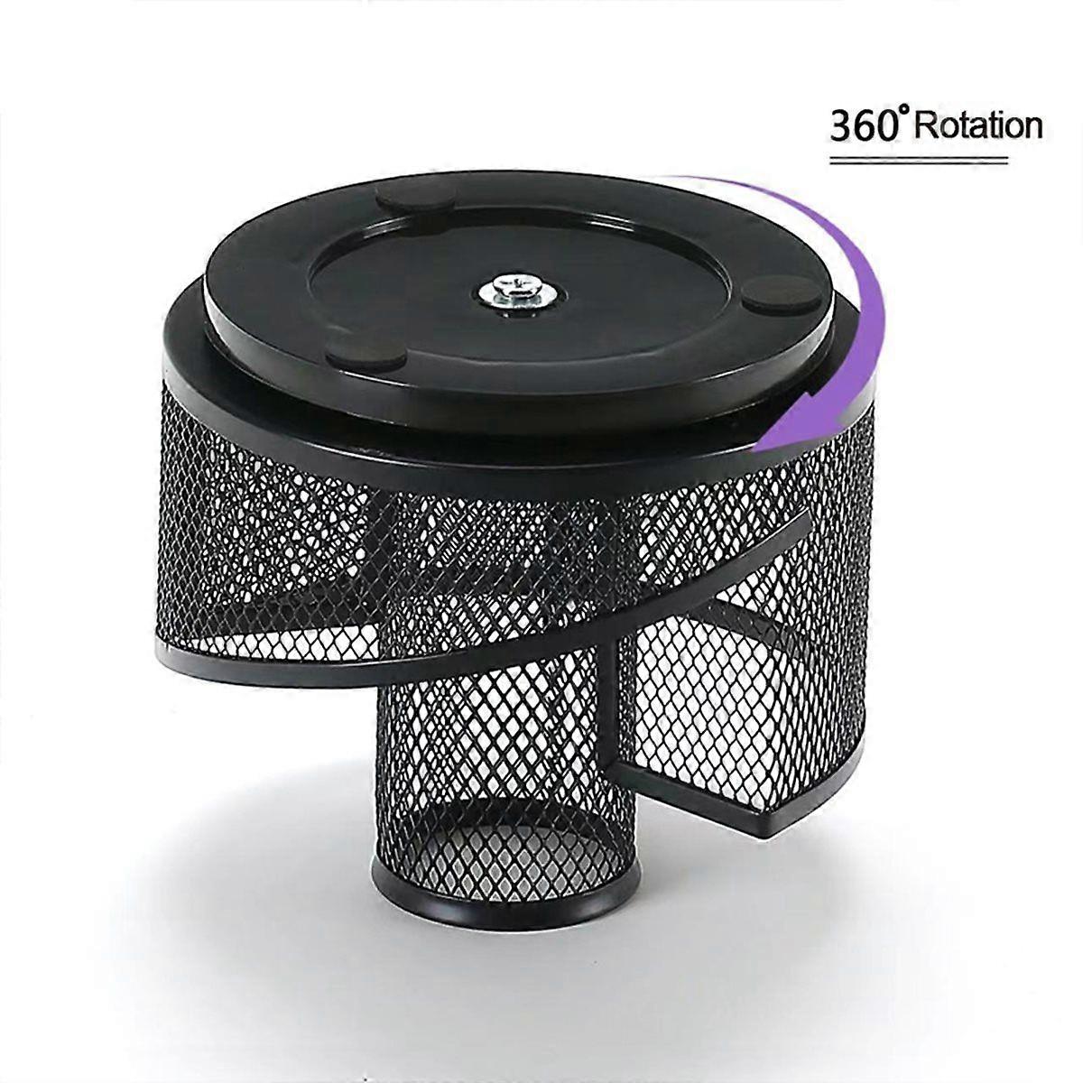 1PC Rotating Pen Holder Desktop Multi-Functional Storage Box Mesh360-Degree Free Rotation Pen Holde