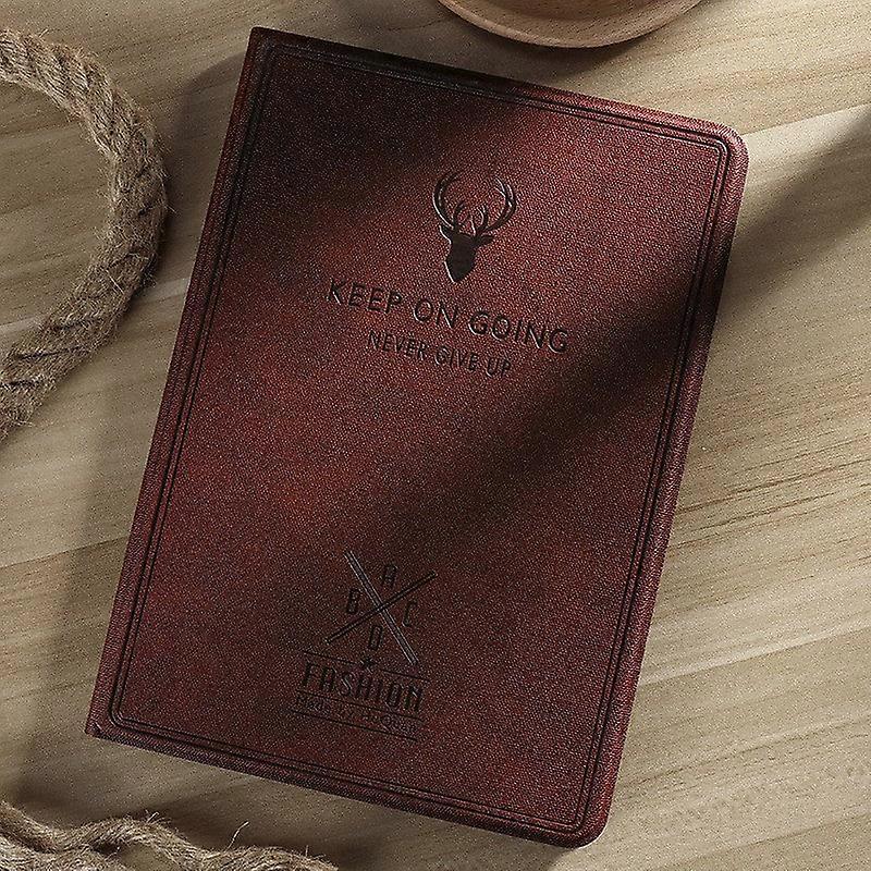 Stylish Case For Ipad Mini4/mini5 7.9" Deer Head Burgundy Soft Leather