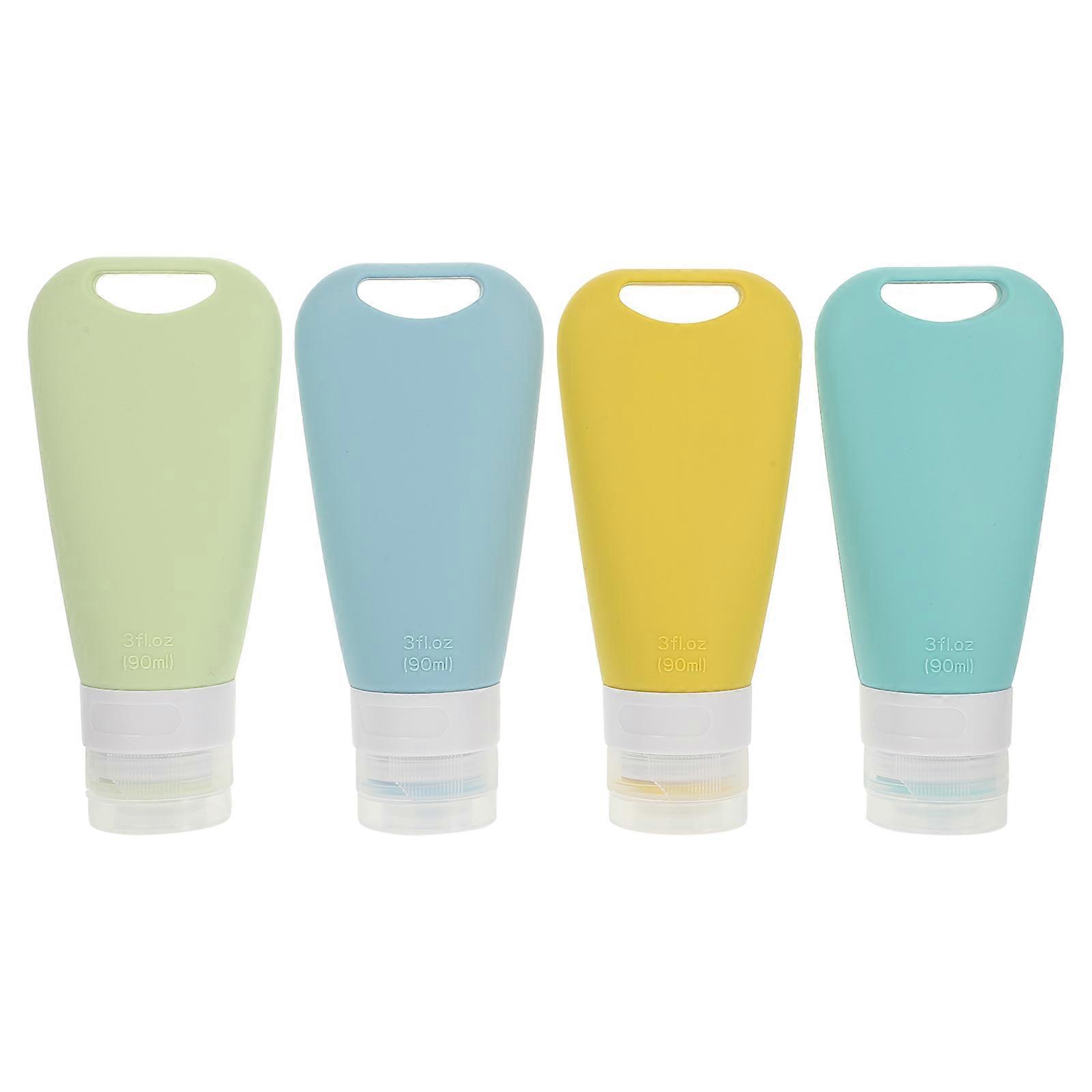 Travel Bottles Silicone Lotion Sub Bottles for Storage Use 4Pcs Pack