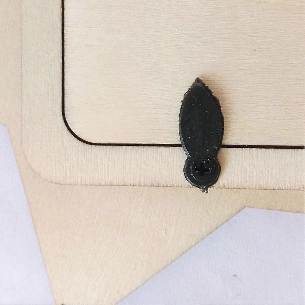 Rustic Wooden Photo Holder Mini Star for Decoration 10Pcs Wall Frames